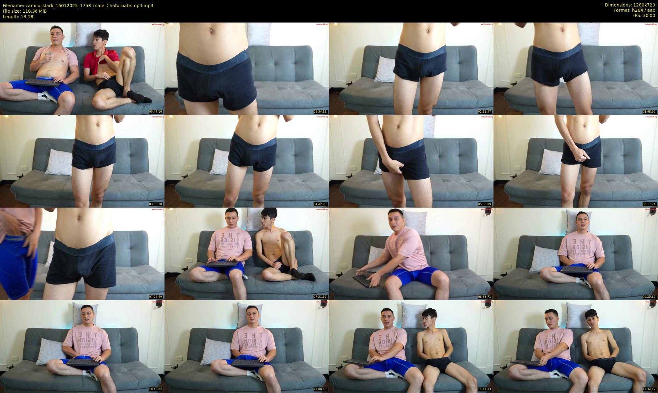 camilo_stark — 14 minute Chaturbate male cam show recording, 720p, Jan 16, 2025