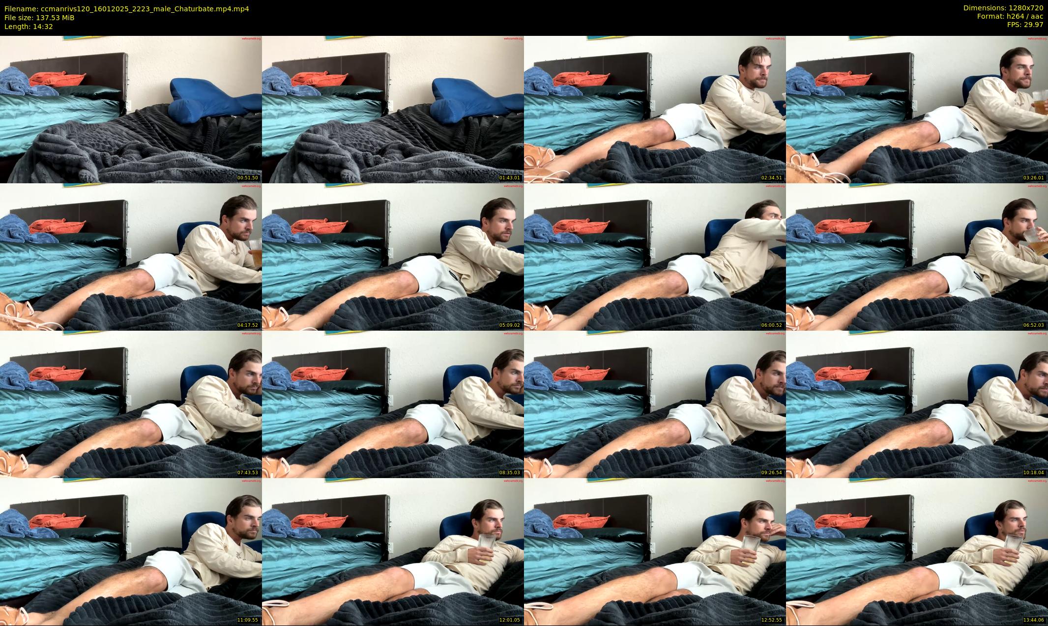 ccmanrivs120 — 15 minute Chaturbate male cam show recording, 720p, Jan 16, 2025
