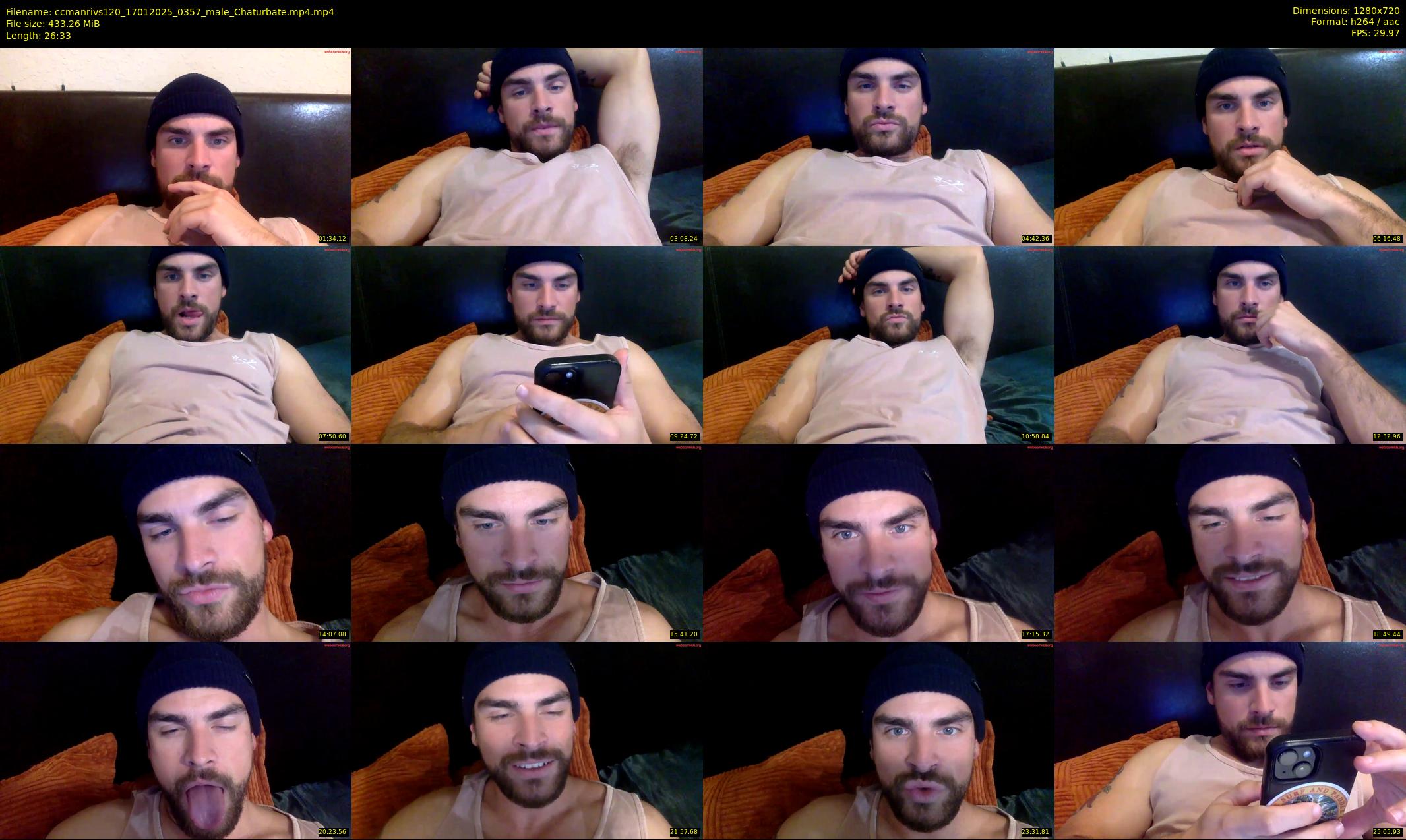 ccmanrivs120 — 27 minute Chaturbate male cam show recording, 720p, Jan 17, 2025
