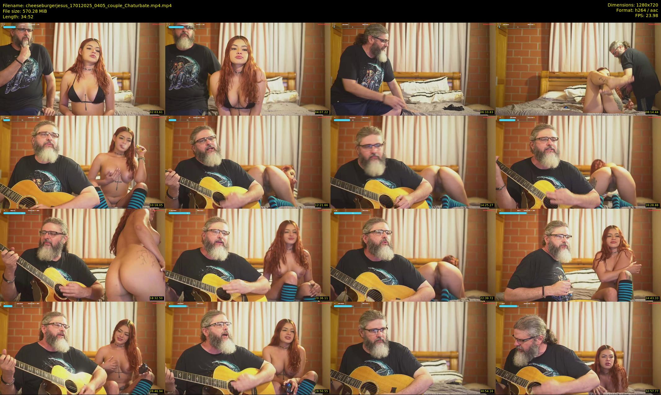 cheeseburgerjesus — 35 minute Chaturbate couple cam show recording, 720p, Jan 17, 2025