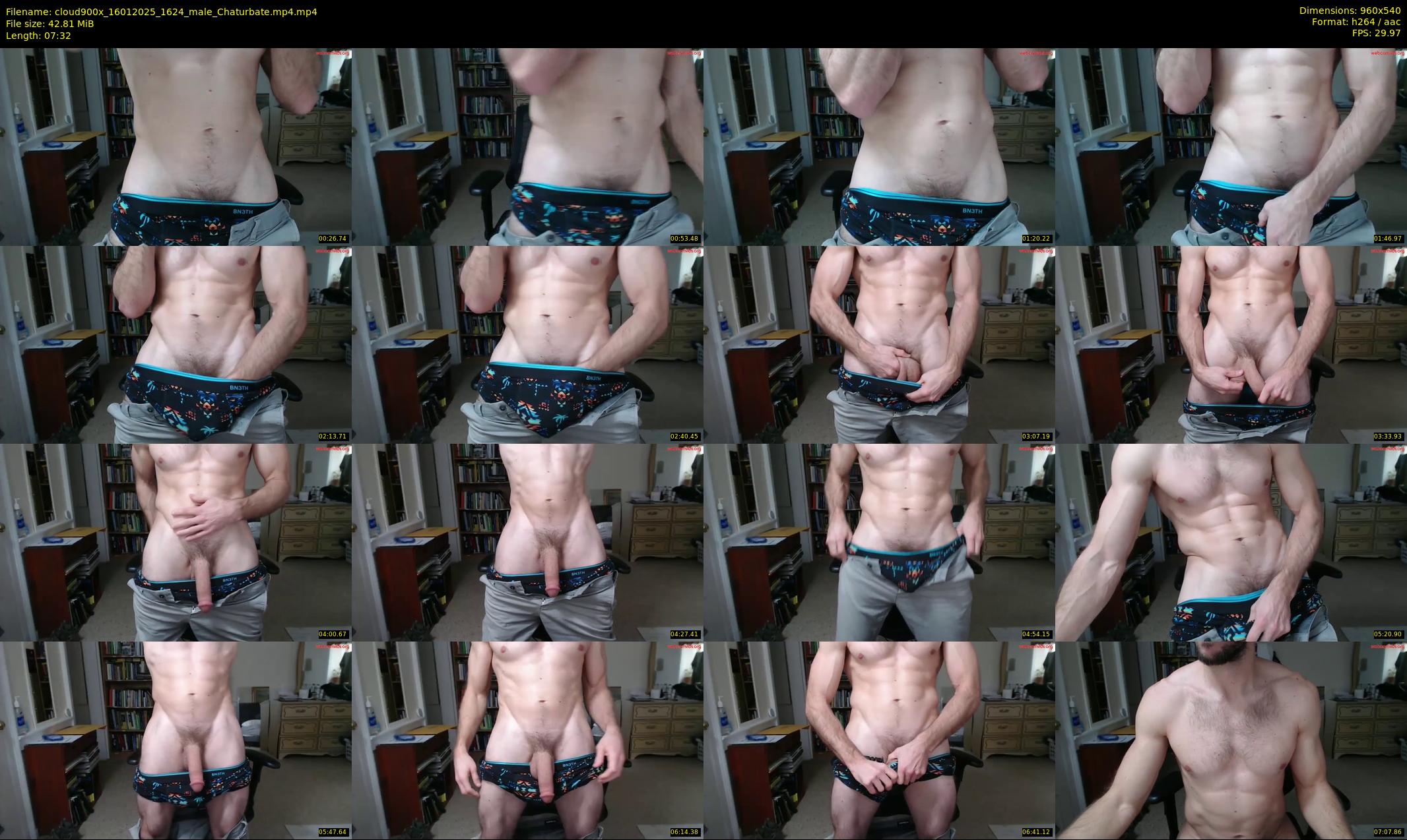 cloud900x — 8 minute Chaturbate male cam show recording, 480p, Jan 16, 2025