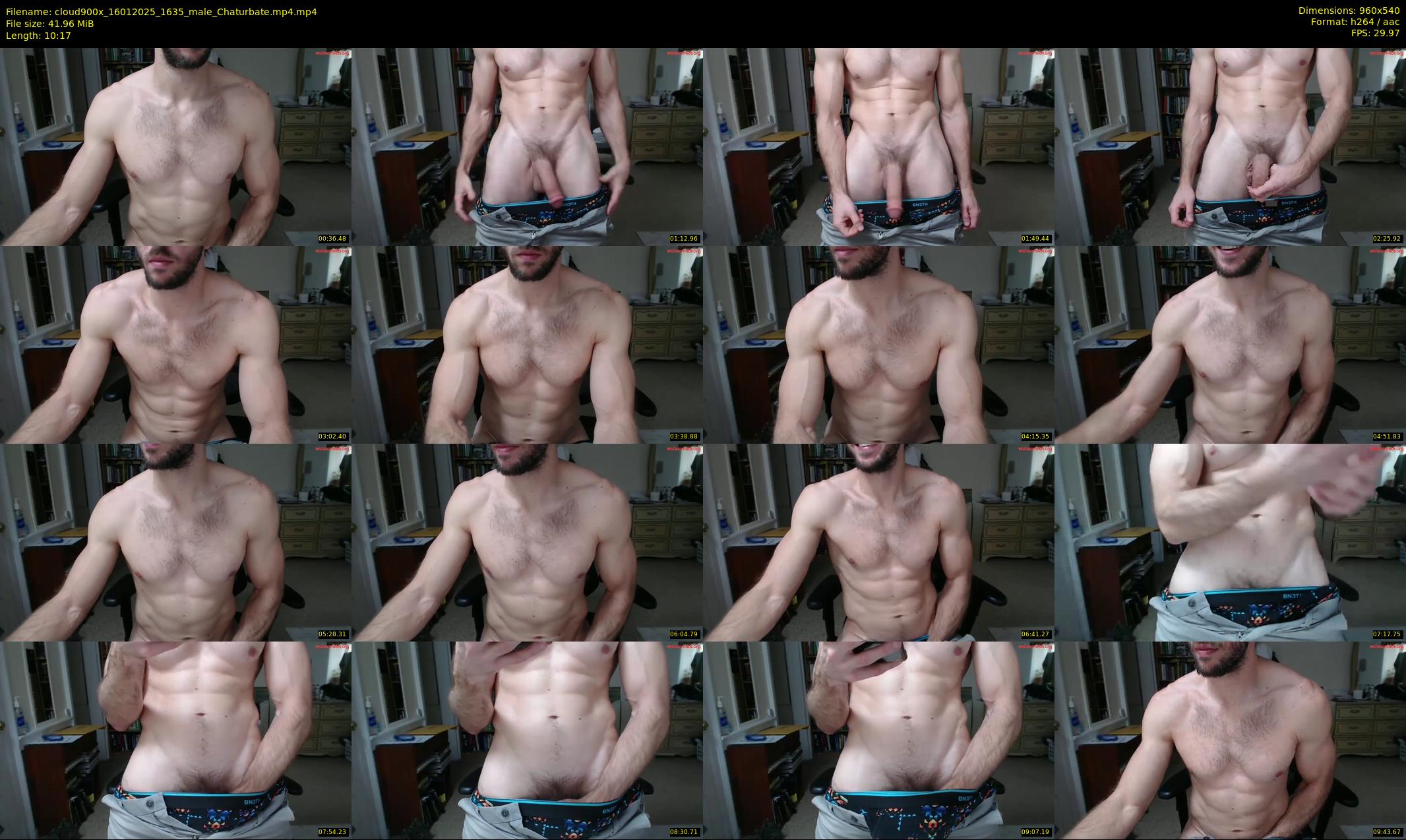 cloud900x — 11 minute Chaturbate male cam show recording, 480p, Jan 16, 2025