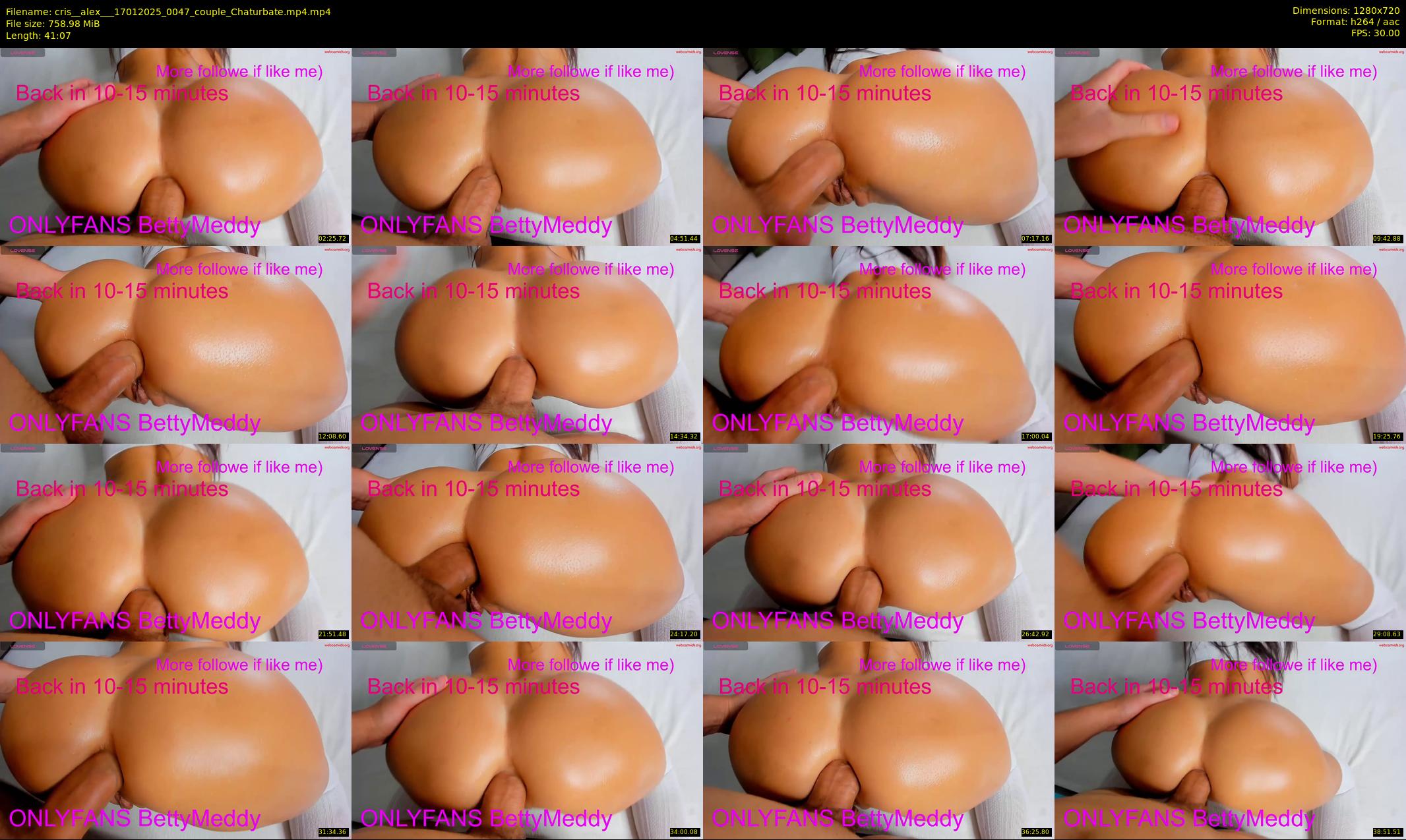 cris__alex__ — 42 minute Chaturbate couple cam show recording, 720p, Jan 17, 2025