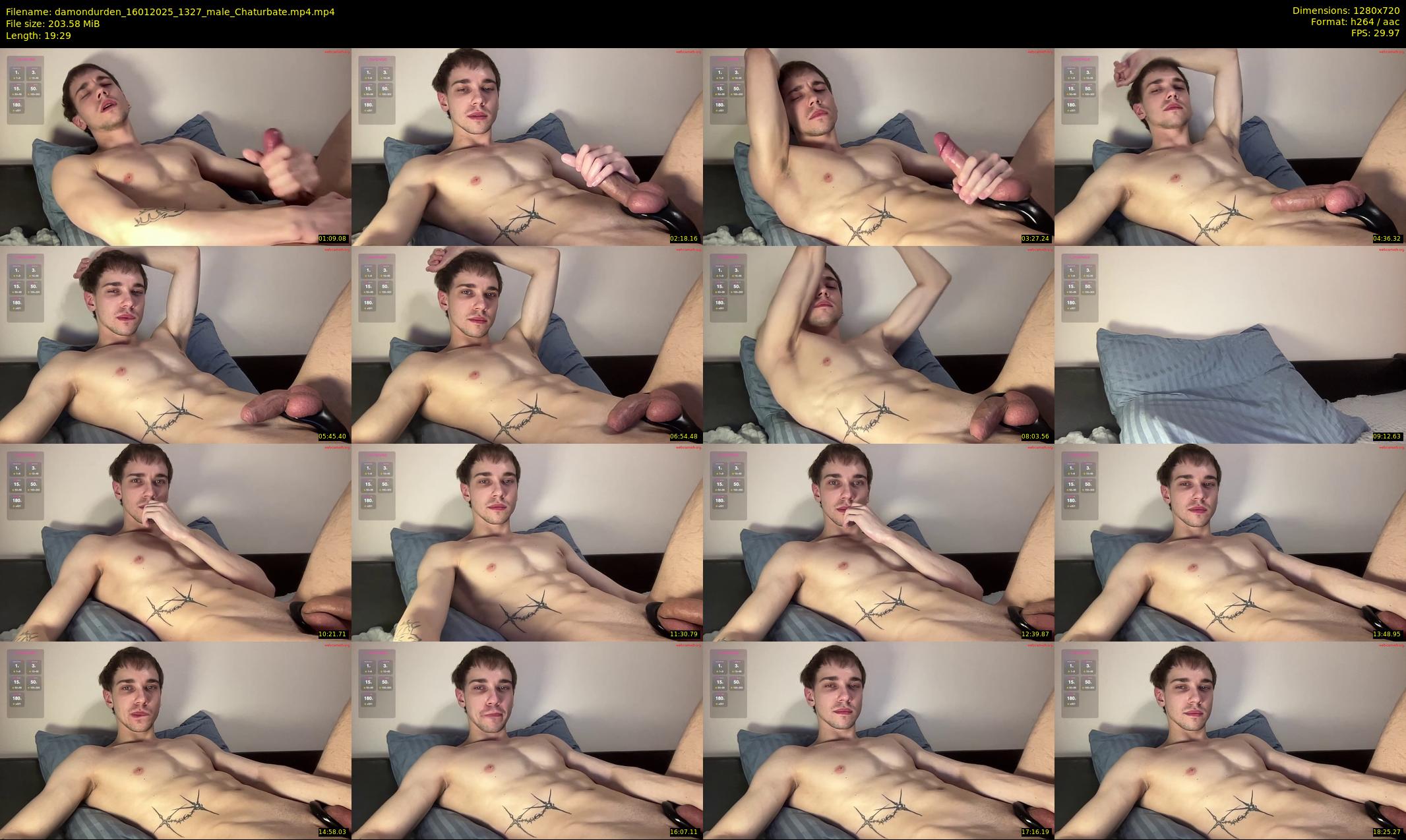 damondurden — 20 minute Chaturbate male cam show recording, 720p, Jan 16, 2025