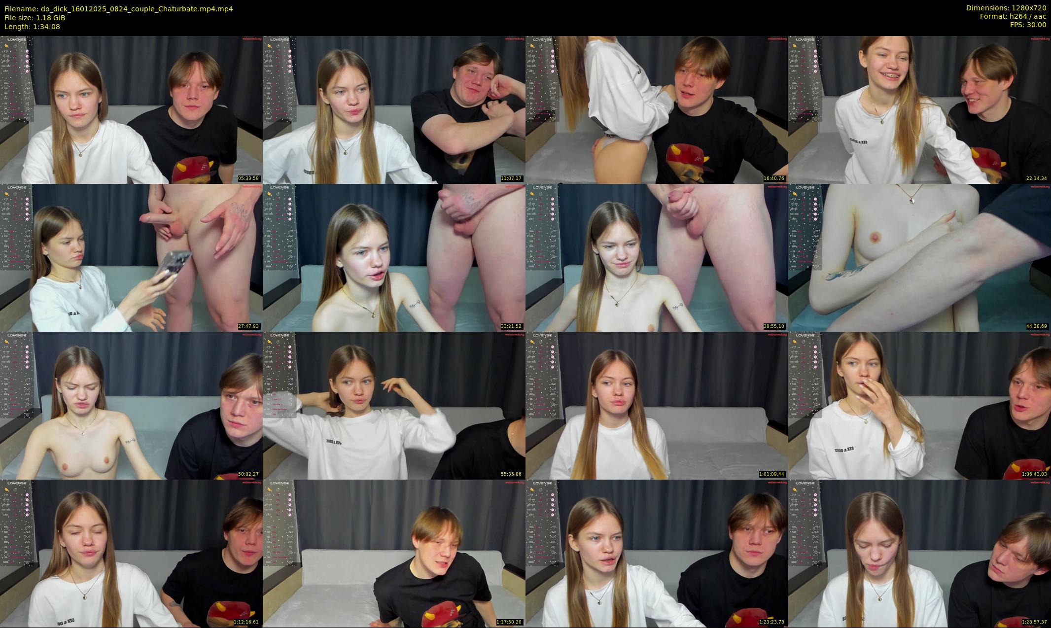 do_dick — 95 minute Chaturbate couple cam show recording, 720p, Jan 16, 2025