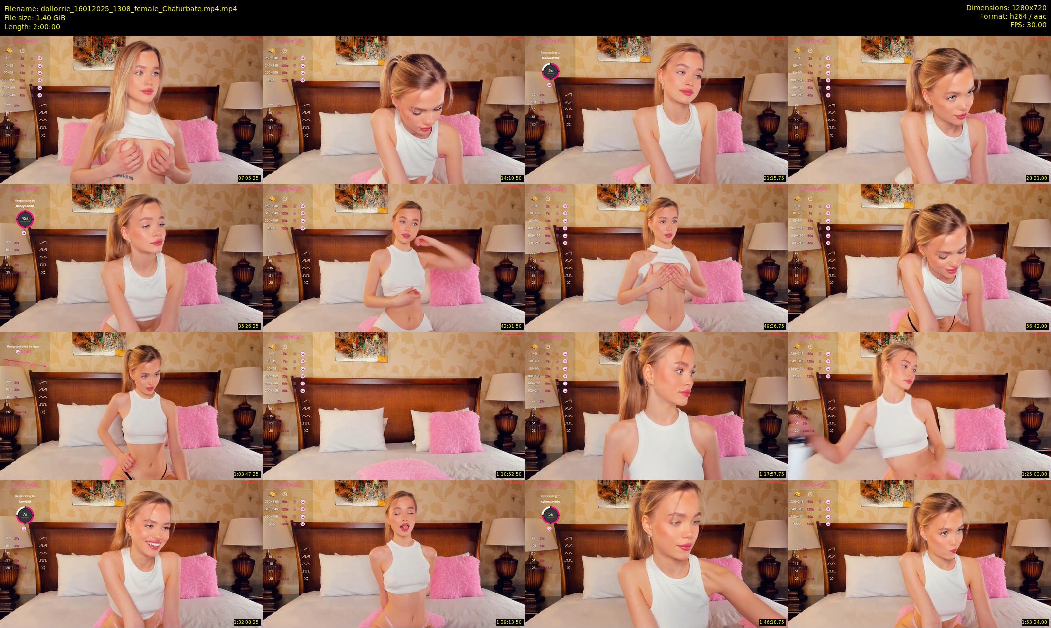 dollorrie — 120 minute Chaturbate couple cam show recording, 720p, Jan 16, 2025