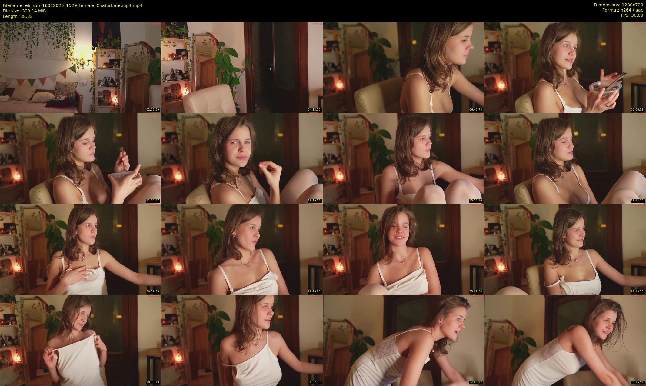 eli_sun — 39 minute Chaturbate female cam show recording, 720p, Jan 16, 2025