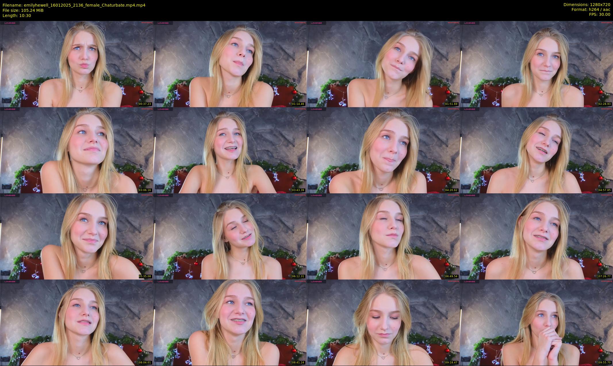 emilyhewell — 11 minute Chaturbate female cam show recording, 720p, Jan 16, 2025