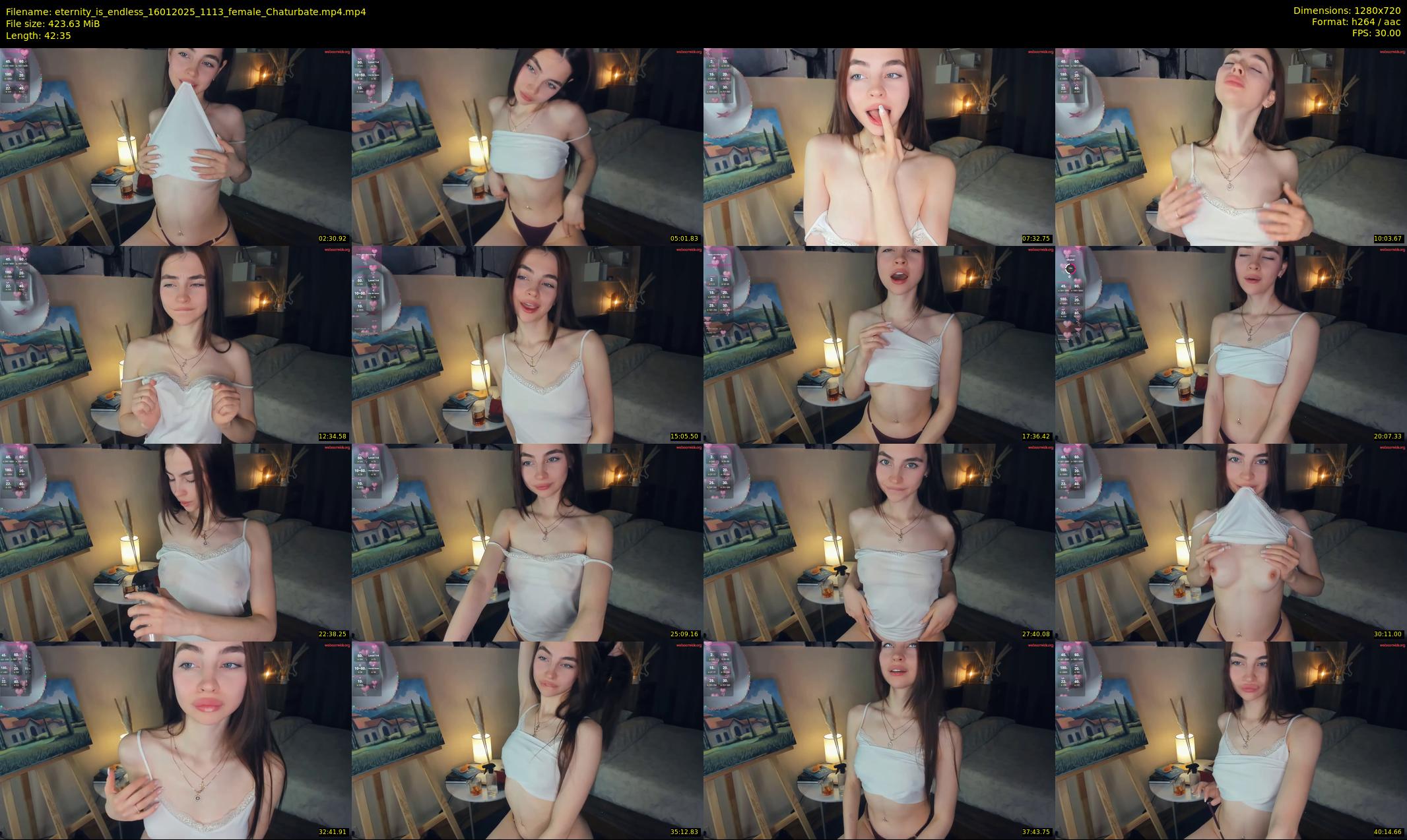 eternity_is_endless — 43 minute Chaturbate female cam show recording, 720p, Jan 16, 2025