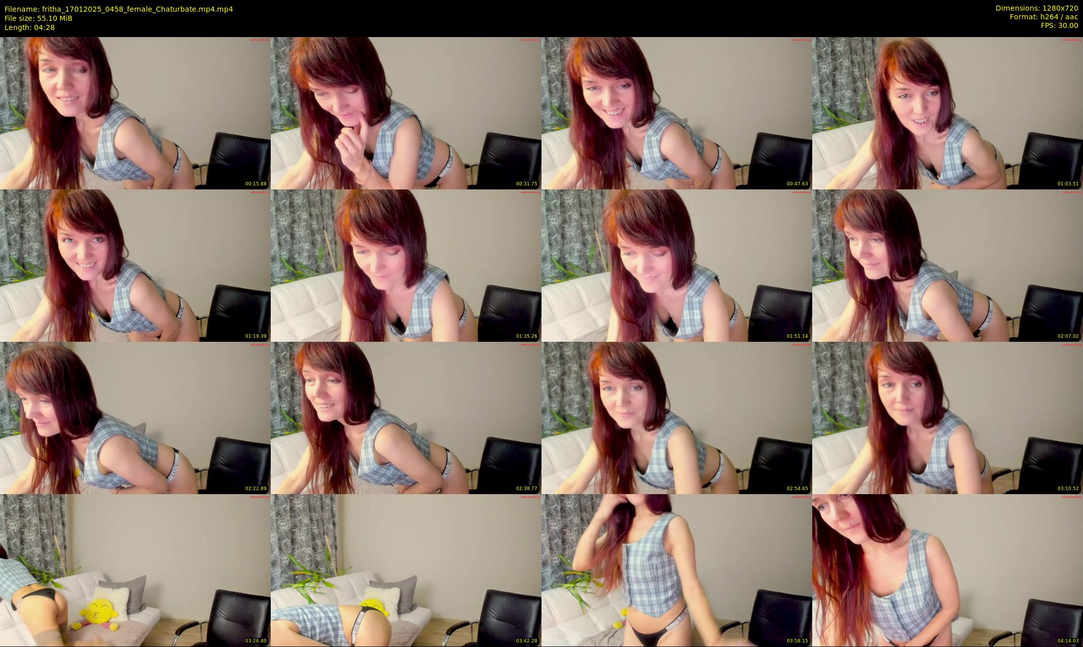 fritha — 5 minute Chaturbate female cam show recording, 720p, Jan 17, 2025