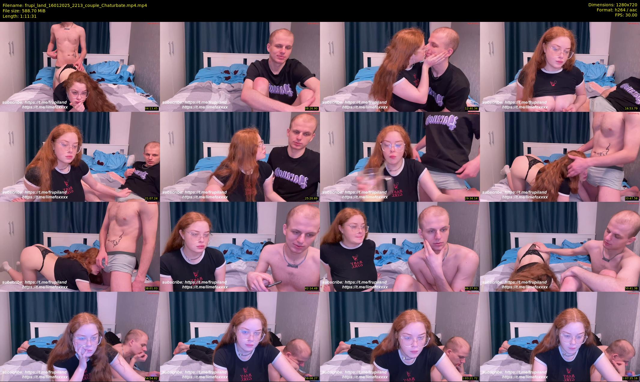frupi_land — 72 minute Chaturbate couple cam show recording, 720p, Jan 16, 2025