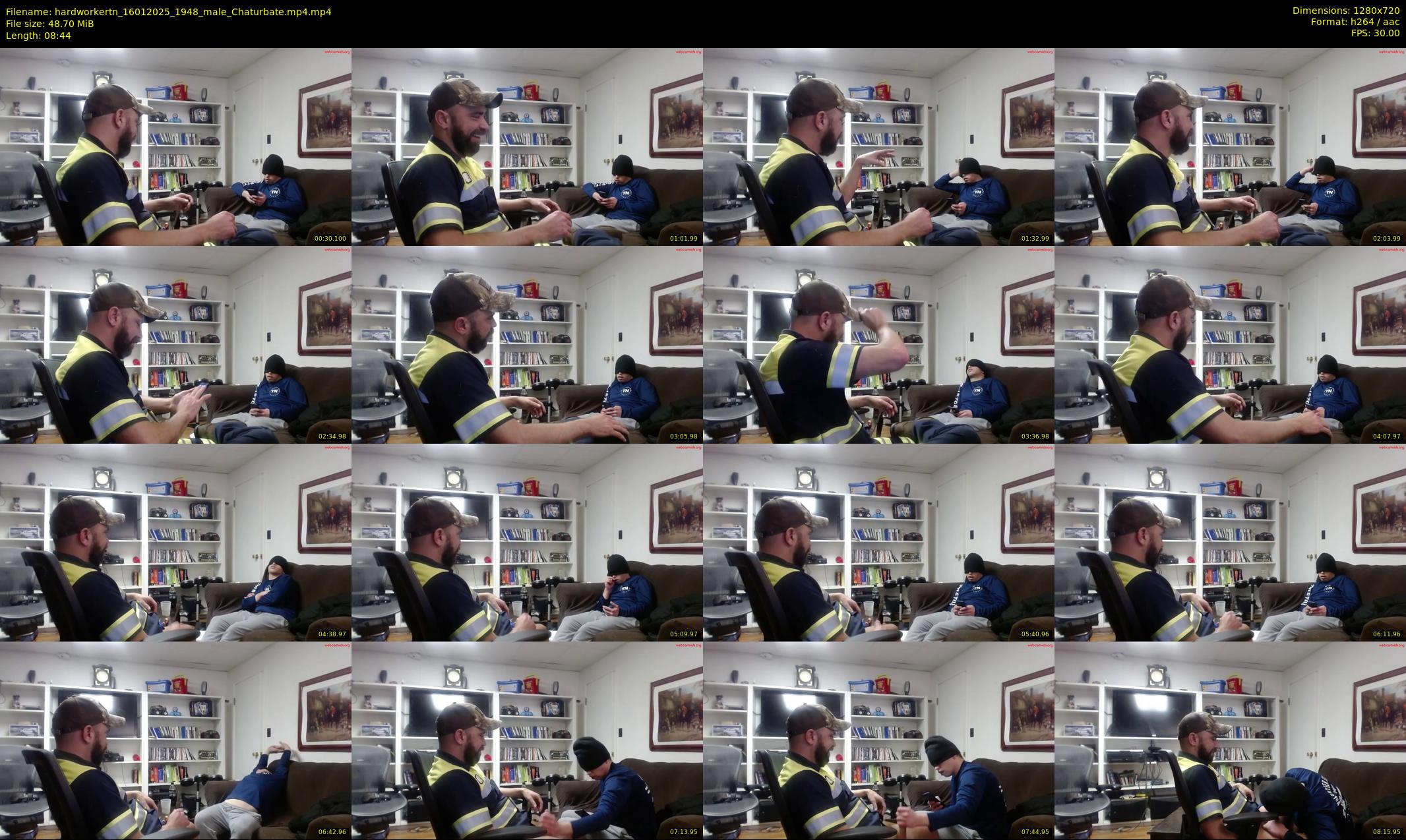hardworkertn — 9 minute Chaturbate male cam show recording, 720p, Jan 16, 2025