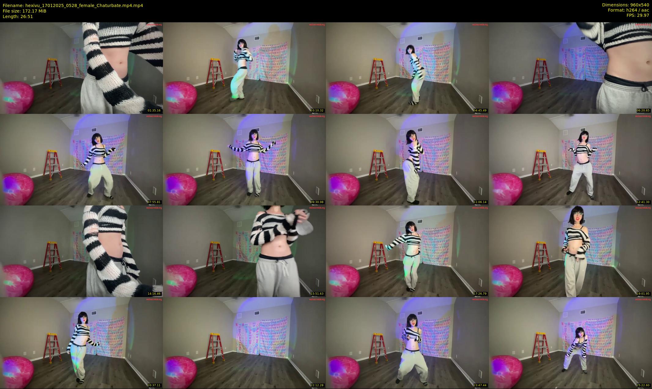 hexivu — 27 minute Chaturbate female cam show recording, 480p, Jan 17, 2025