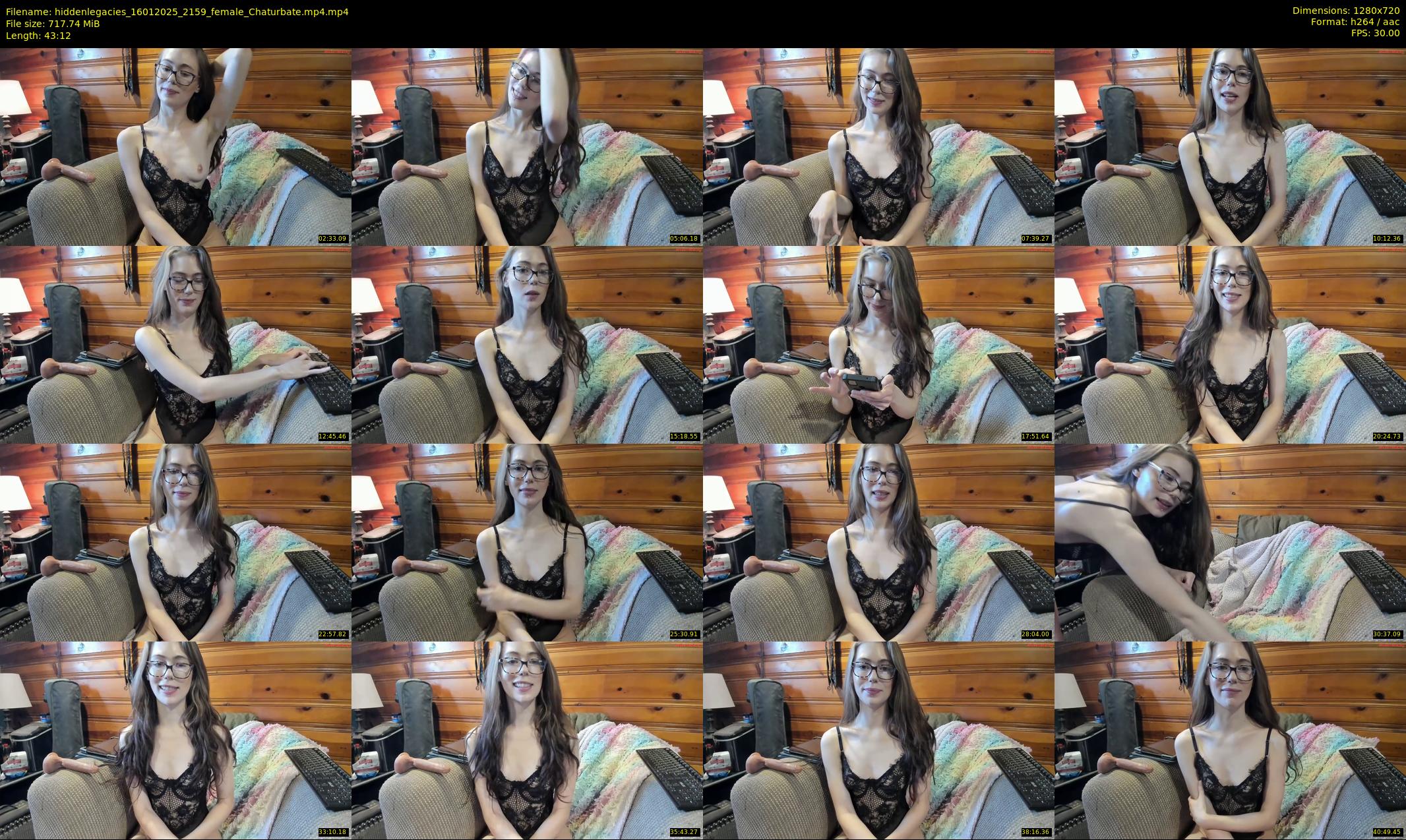 hiddenlegacies — 44 minute Chaturbate female cam show recording, 720p, Jan 16, 2025