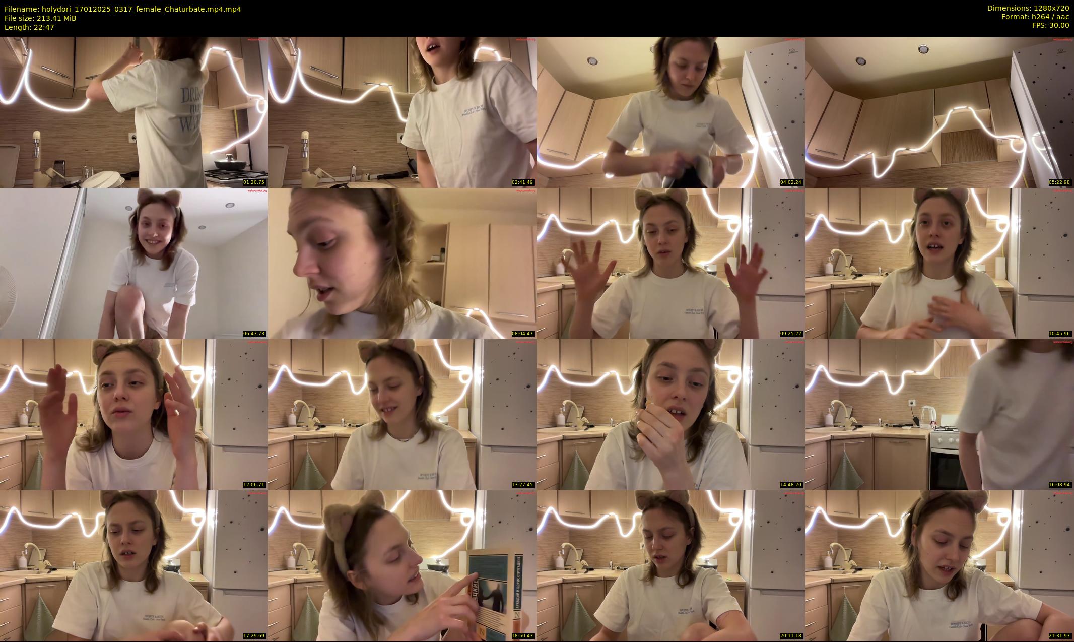 holydori — 23 minute Chaturbate female cam show recording, 720p, Jan 17, 2025