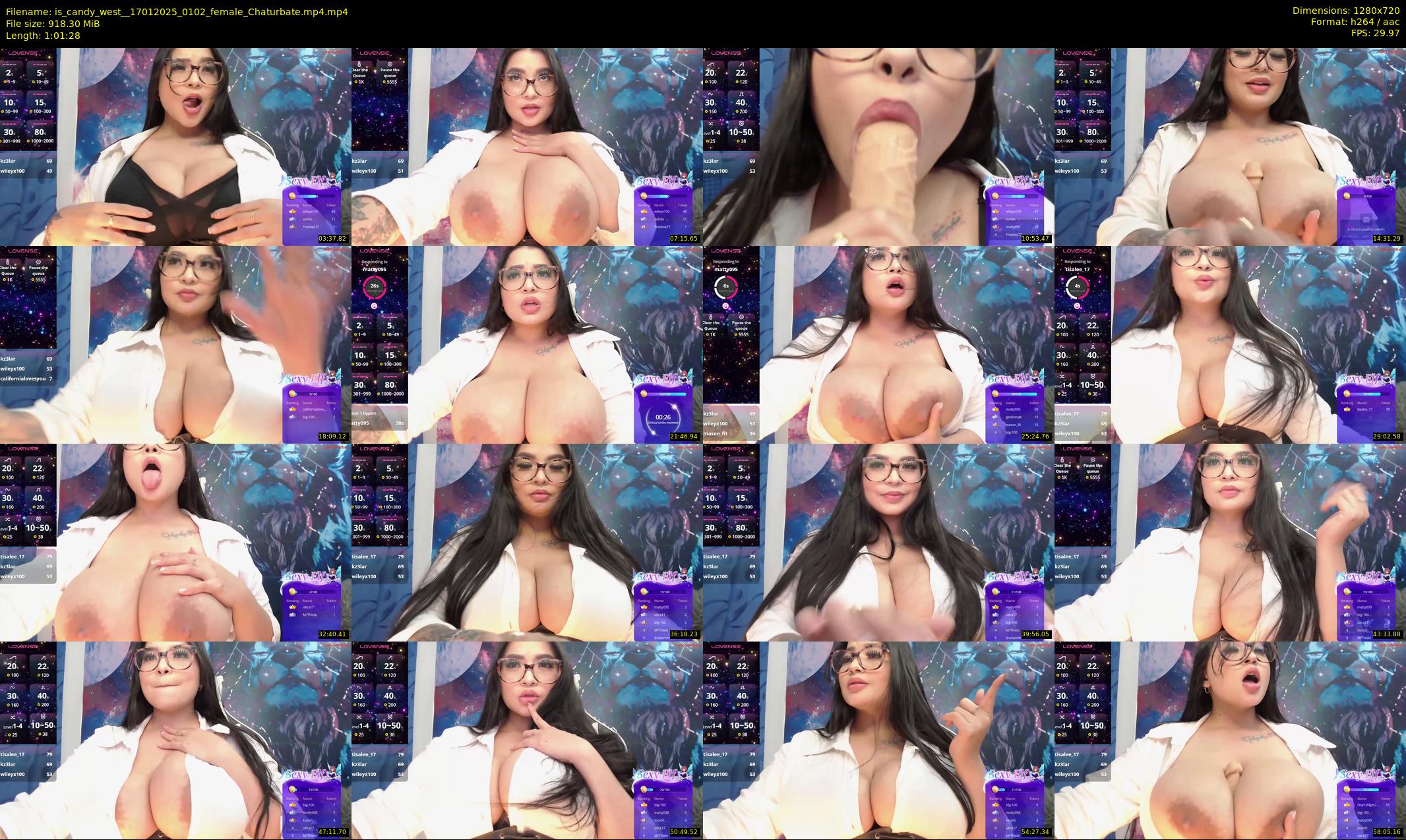 is_candy_west_ — 62 minute Chaturbate female cam show recording, 720p, Jan 17, 2025