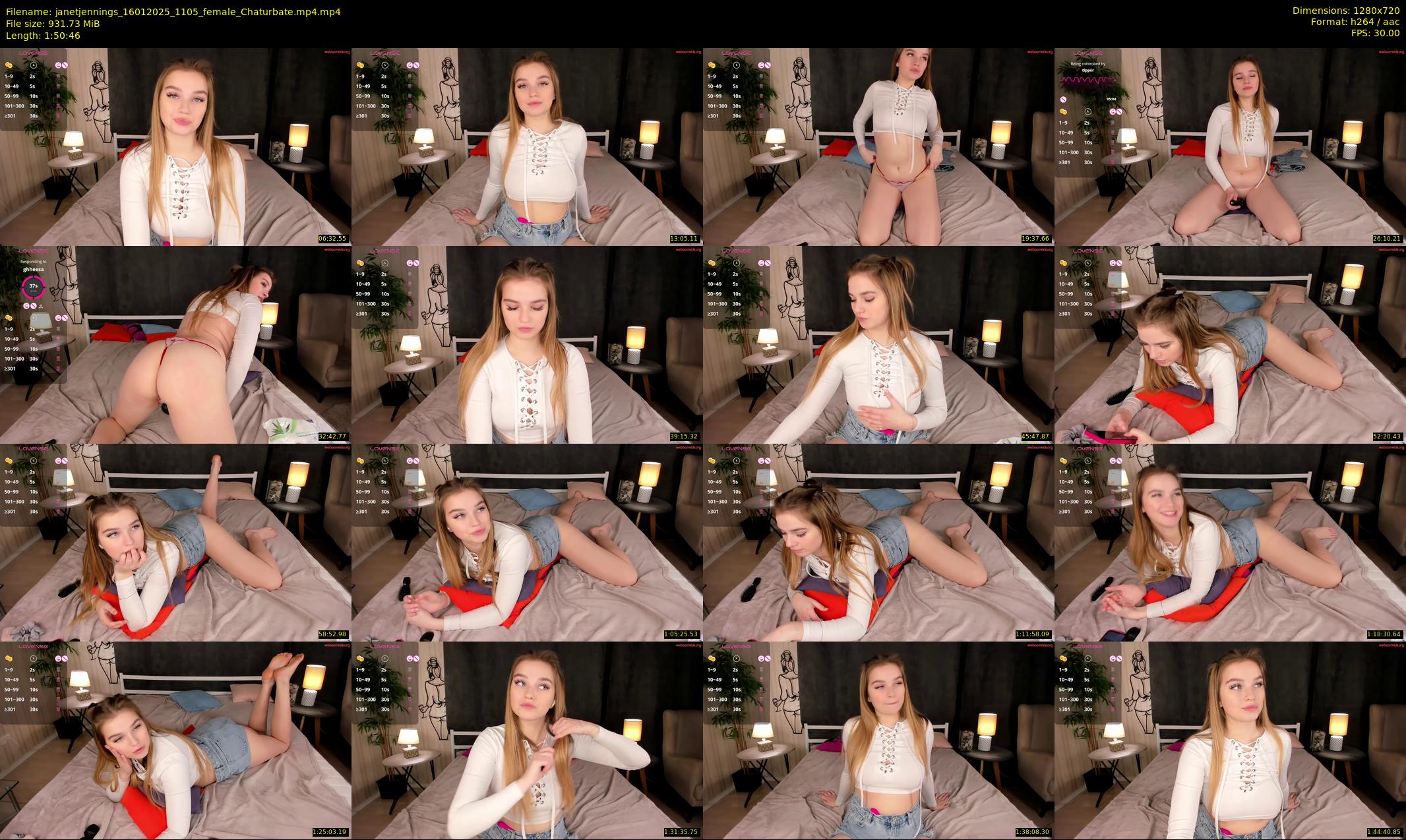 janetjennings — 111 minute Chaturbate female cam show recording, 720p, Jan 16, 2025
