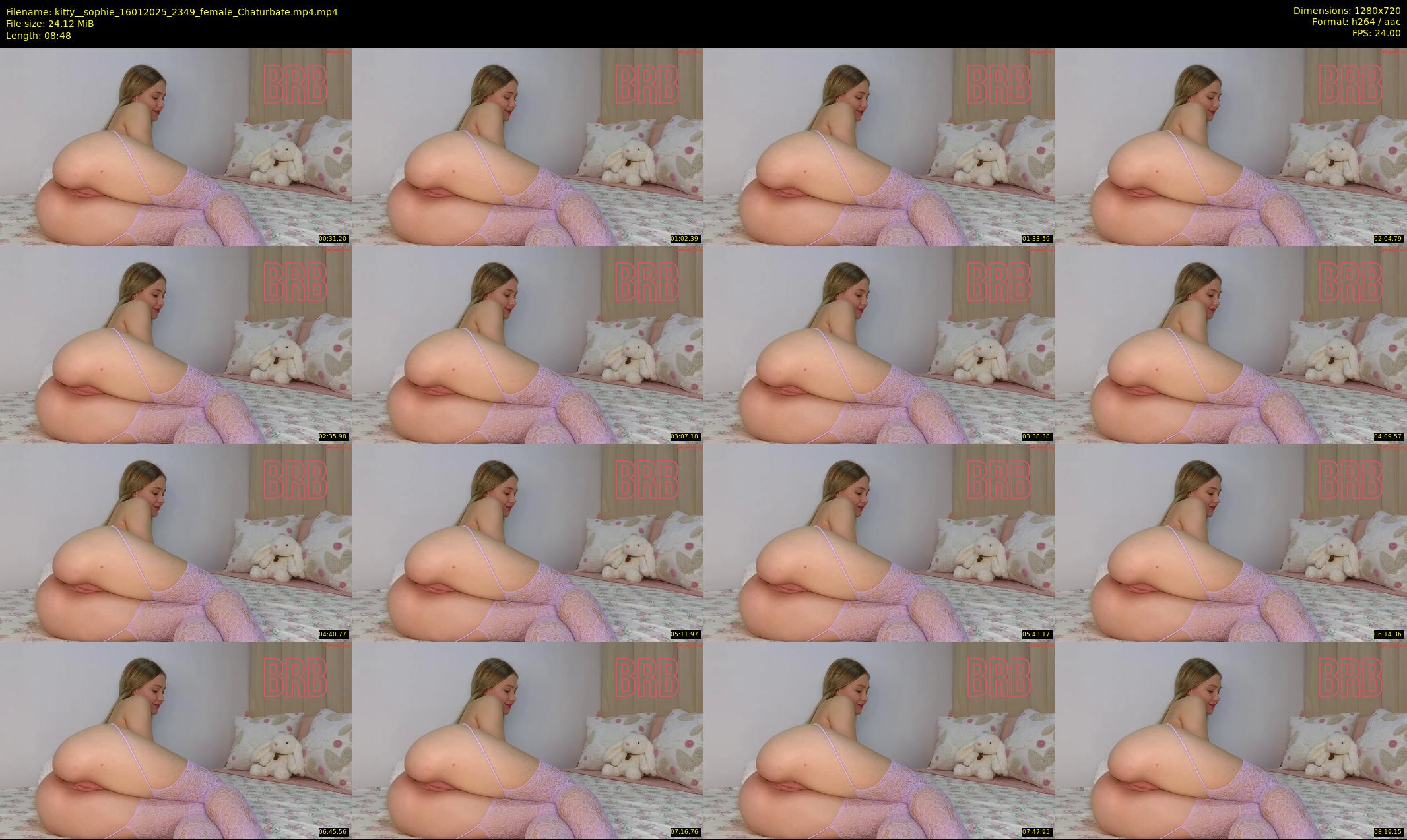 kitty__sophie — 9 minute Chaturbate female cam show recording, 720p, Jan 16, 2025
