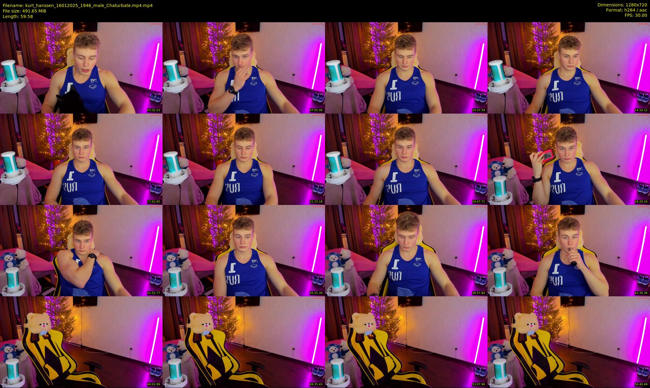kurt_hanssen — 60 minute Chaturbate male cam show recording, 720p, Jan 16, 2025