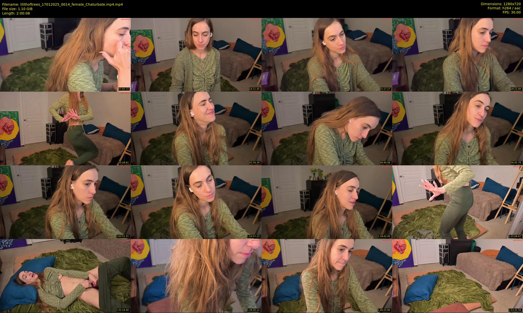 lilithoftrees — 121 minute Chaturbate female cam show recording, 720p, Jan 17, 2025