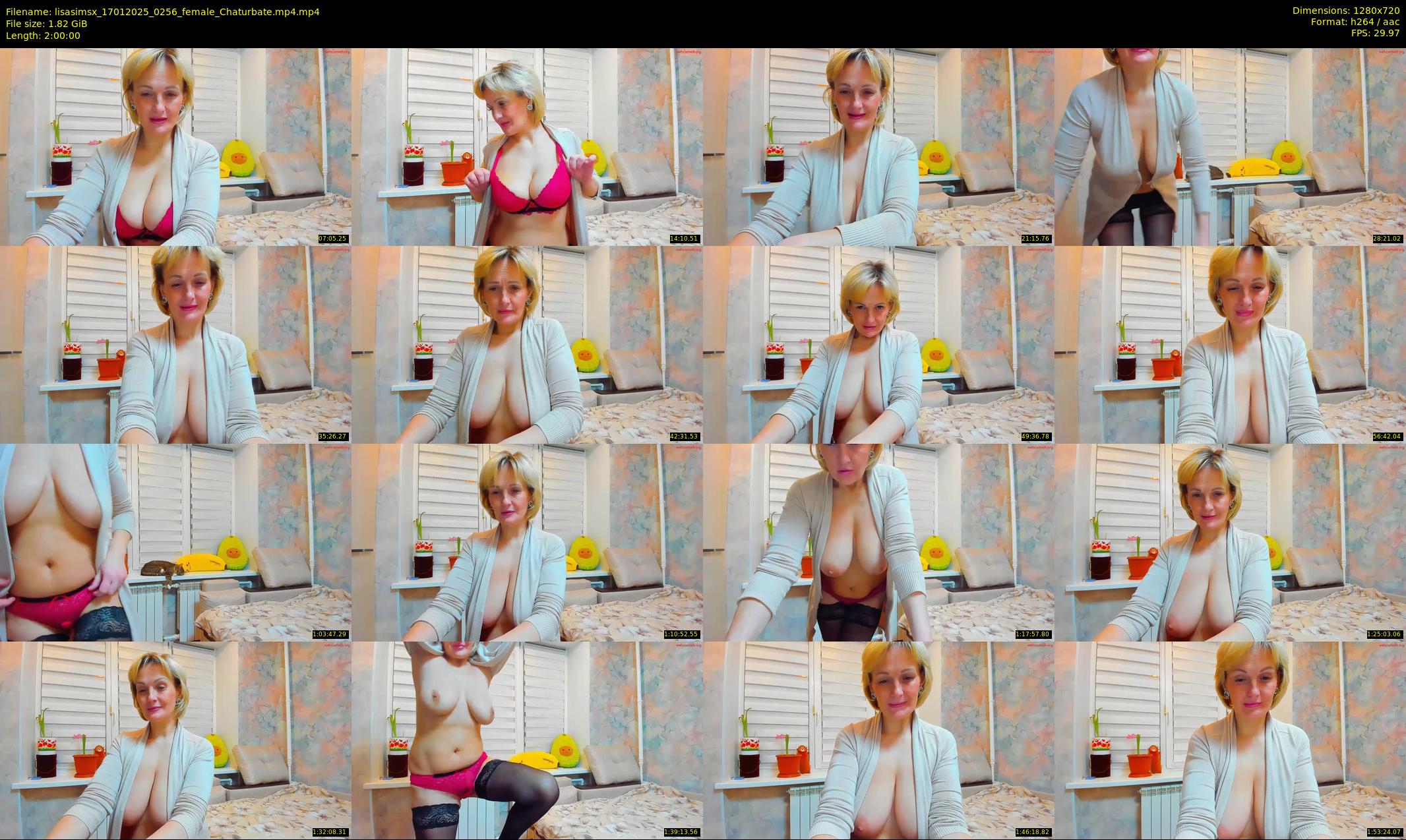 lisasimsx — 120 minute Chaturbate female cam show recording, 720p, Jan 17, 2025