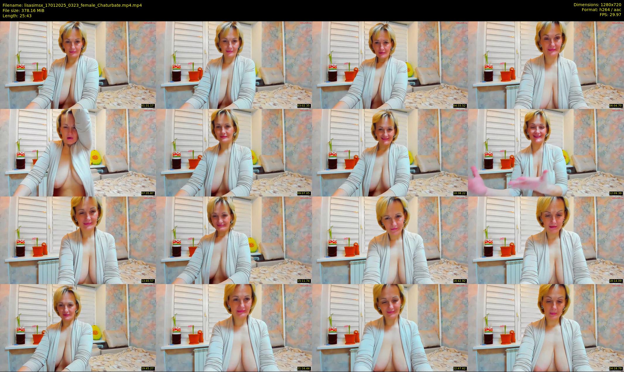 lisasimsx — 26 minute Chaturbate female cam show recording, 720p, Jan 17, 2025
