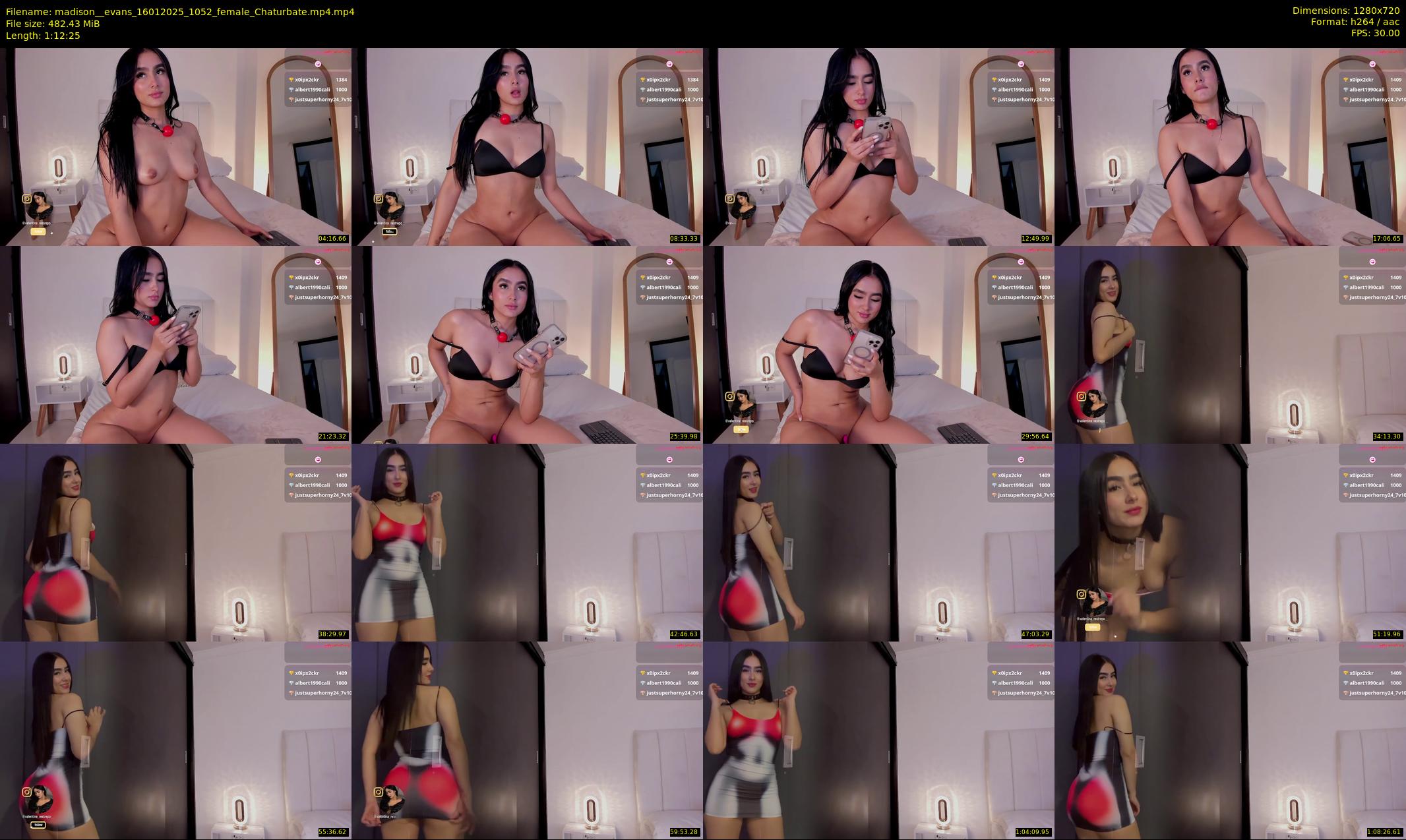 madison__evans — 73 minute Chaturbate female cam show recording, 720p, Jan 16, 2025