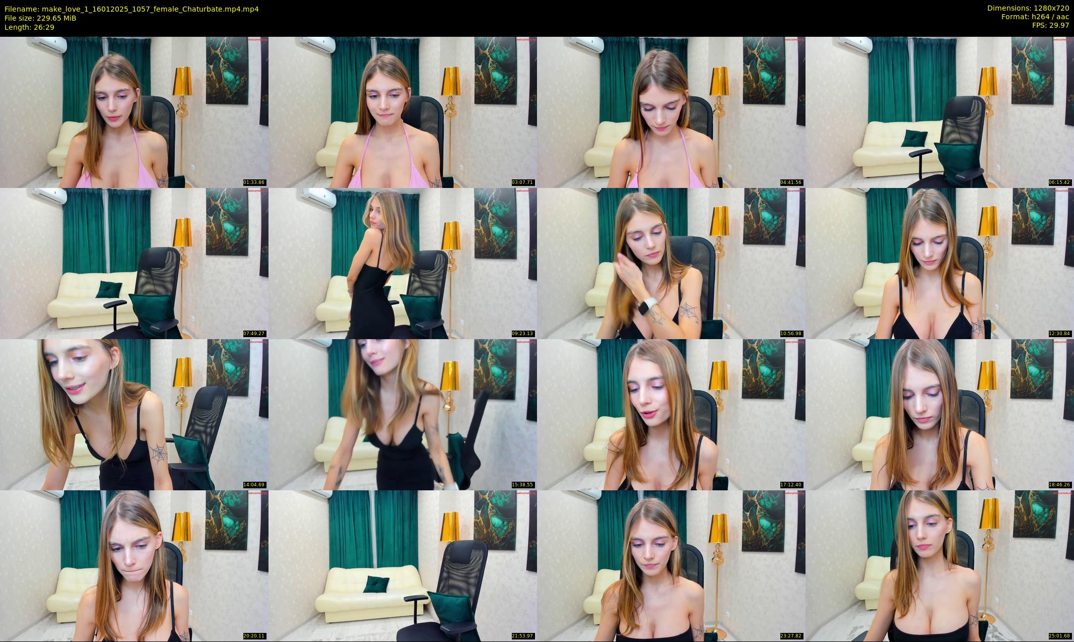 make_love_1 — 27 minute Chaturbate female cam show recording, 720p, Jan 16, 2025
