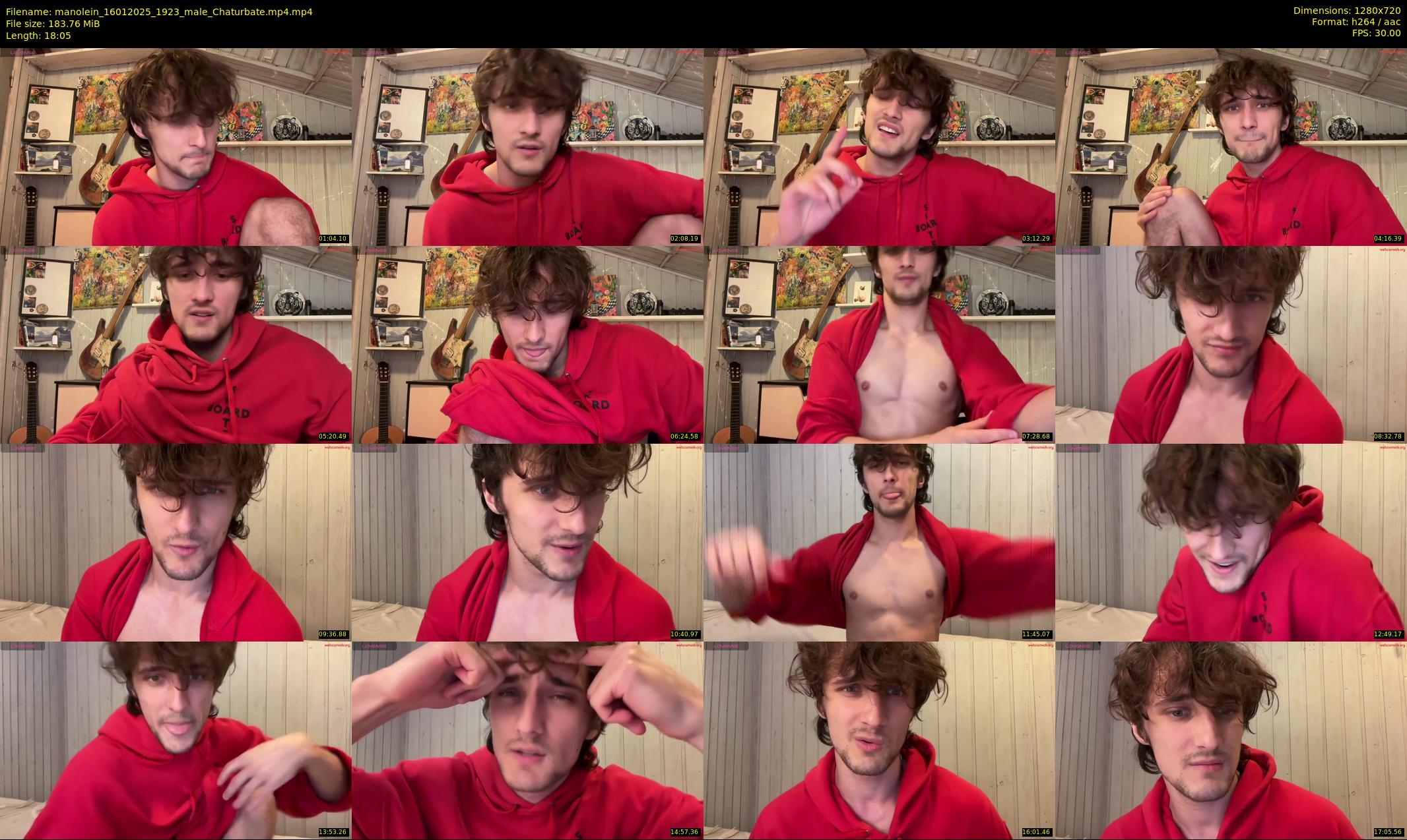 manolein — 19 minute Chaturbate male cam show recording, 720p, Jan 16, 2025