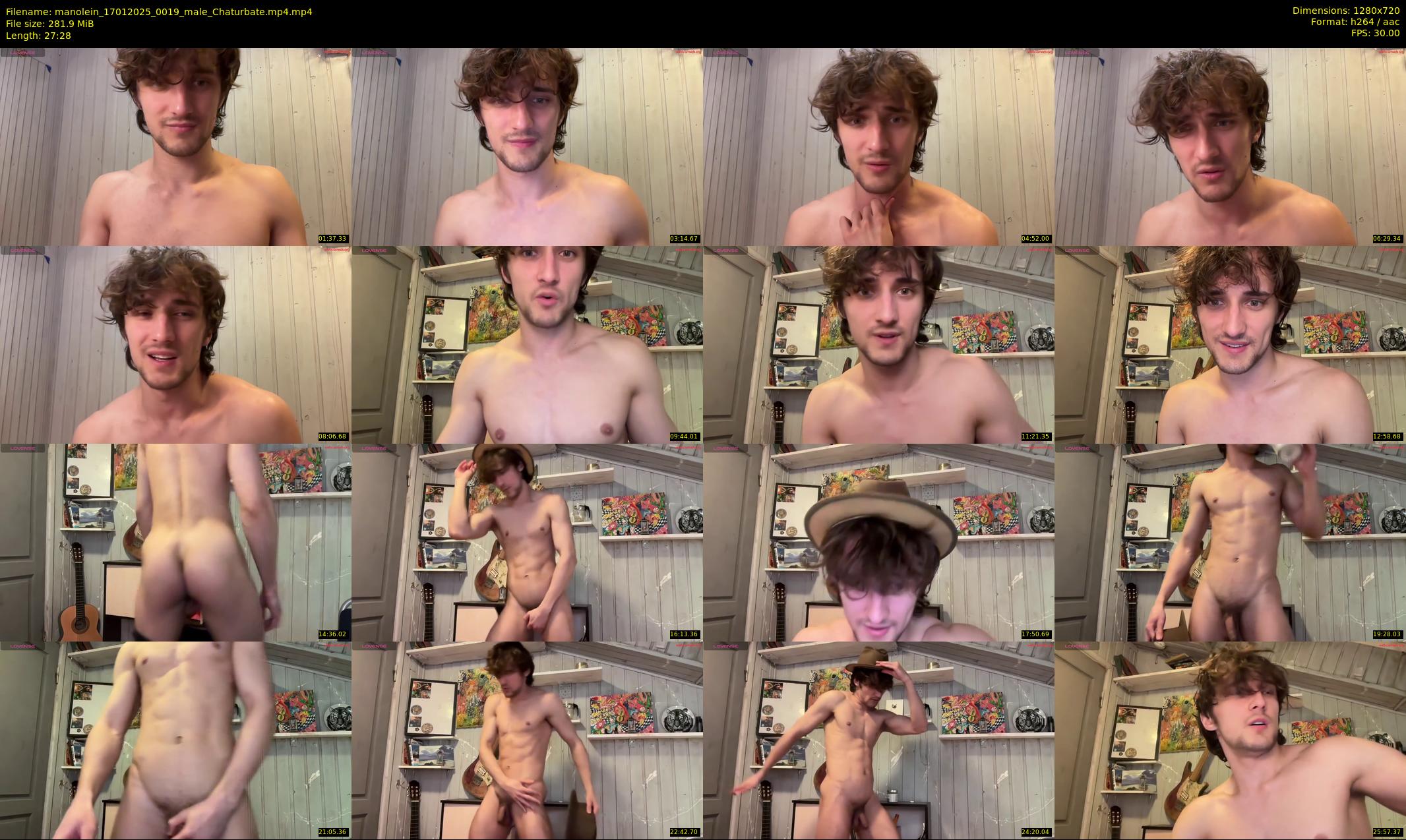 manolein — 28 minute Chaturbate male cam show recording, 720p, Jan 17, 2025