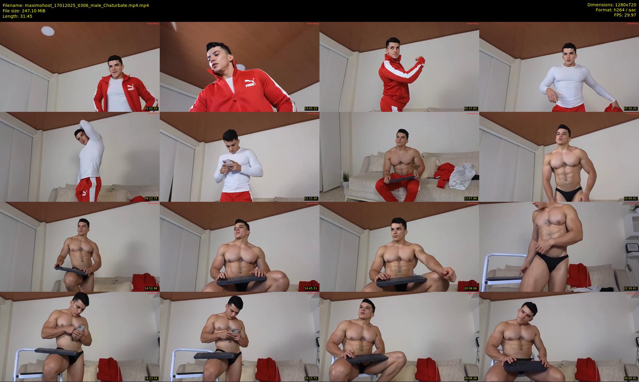 maximohoot — 32 minute Chaturbate male cam show recording, 720p, Jan 17, 2025