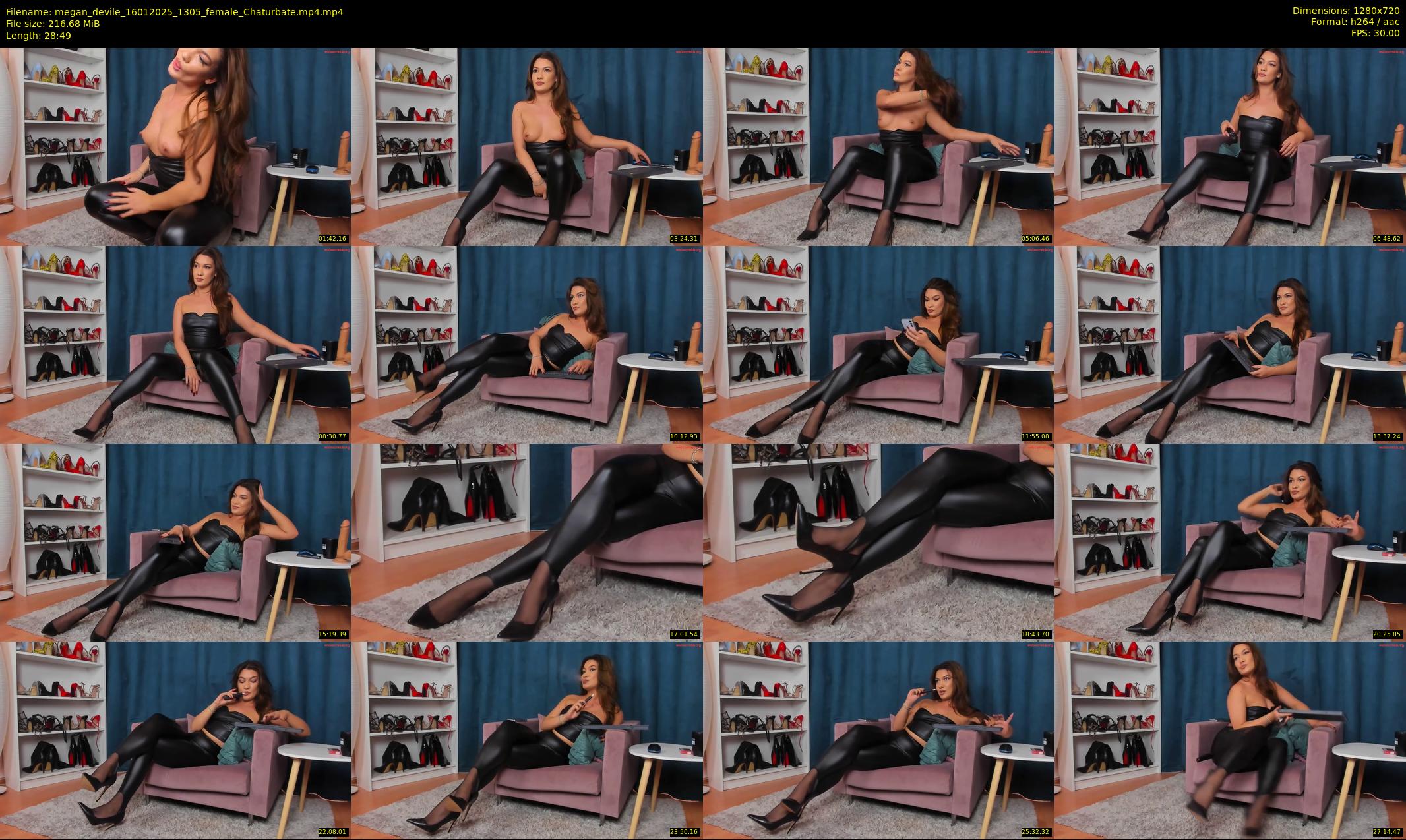 megan_devile — 29 minute Chaturbate female cam show recording, 720p, Jan 16, 2025