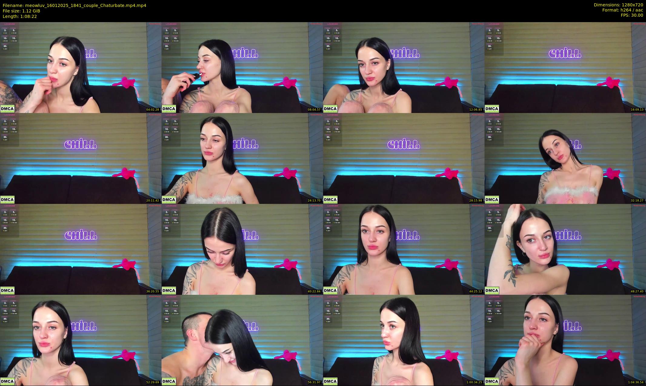 meowluv — 69 minute Chaturbate couple cam show recording, 720p, Jan 16, 2025