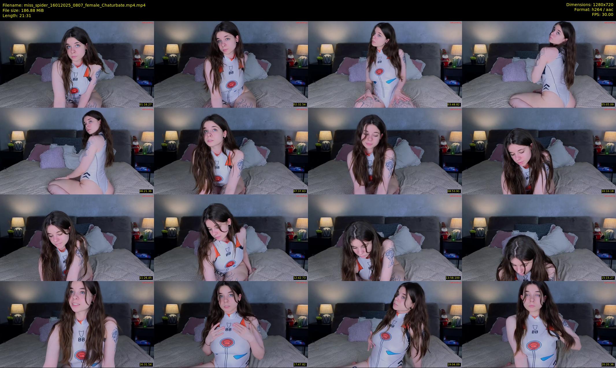 miss_spider — 22 minute Chaturbate female cam show recording, 720p, Jan 16, 2025