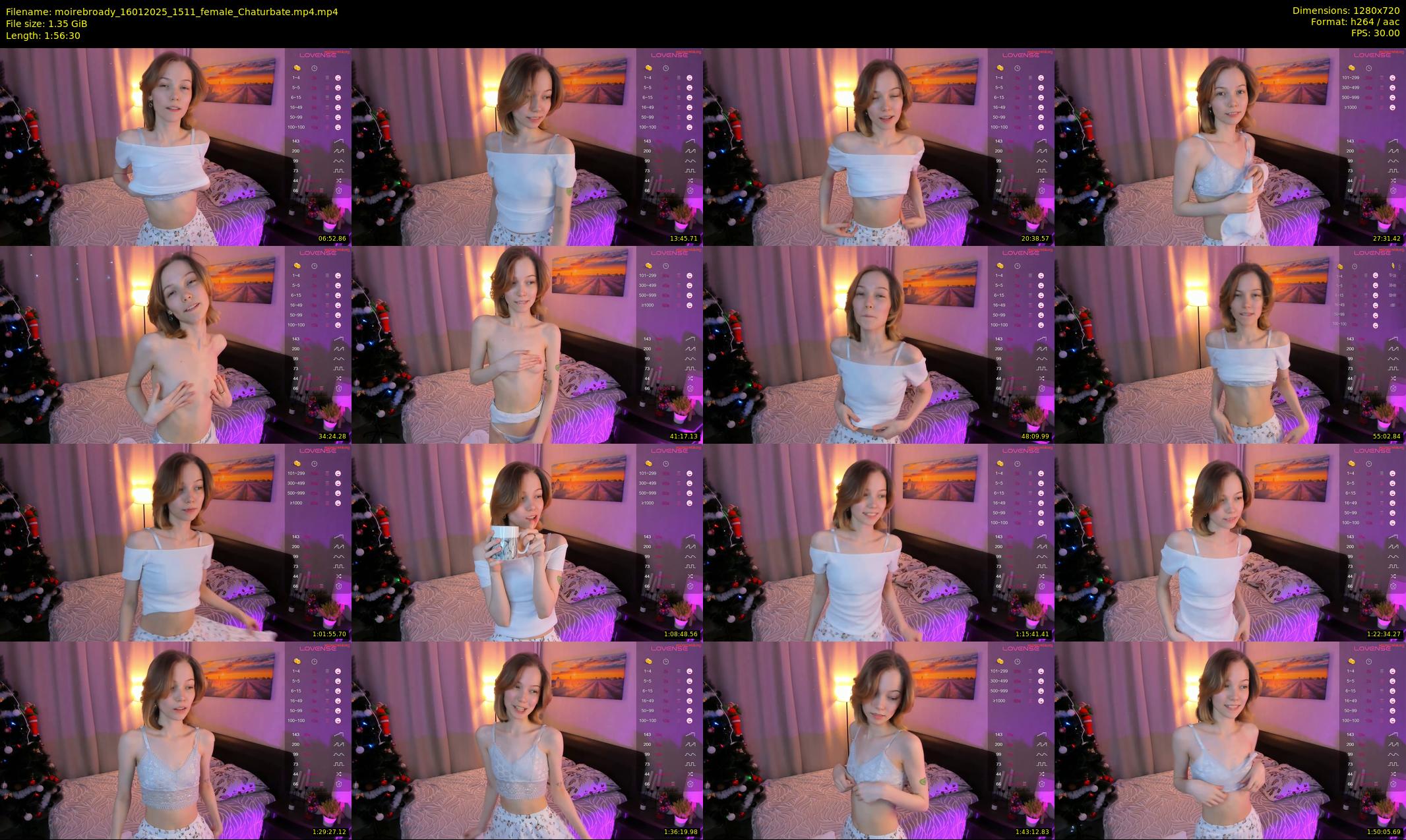 moirebroady — 117 minute Chaturbate female cam show recording, 720p, Jan 16, 2025
