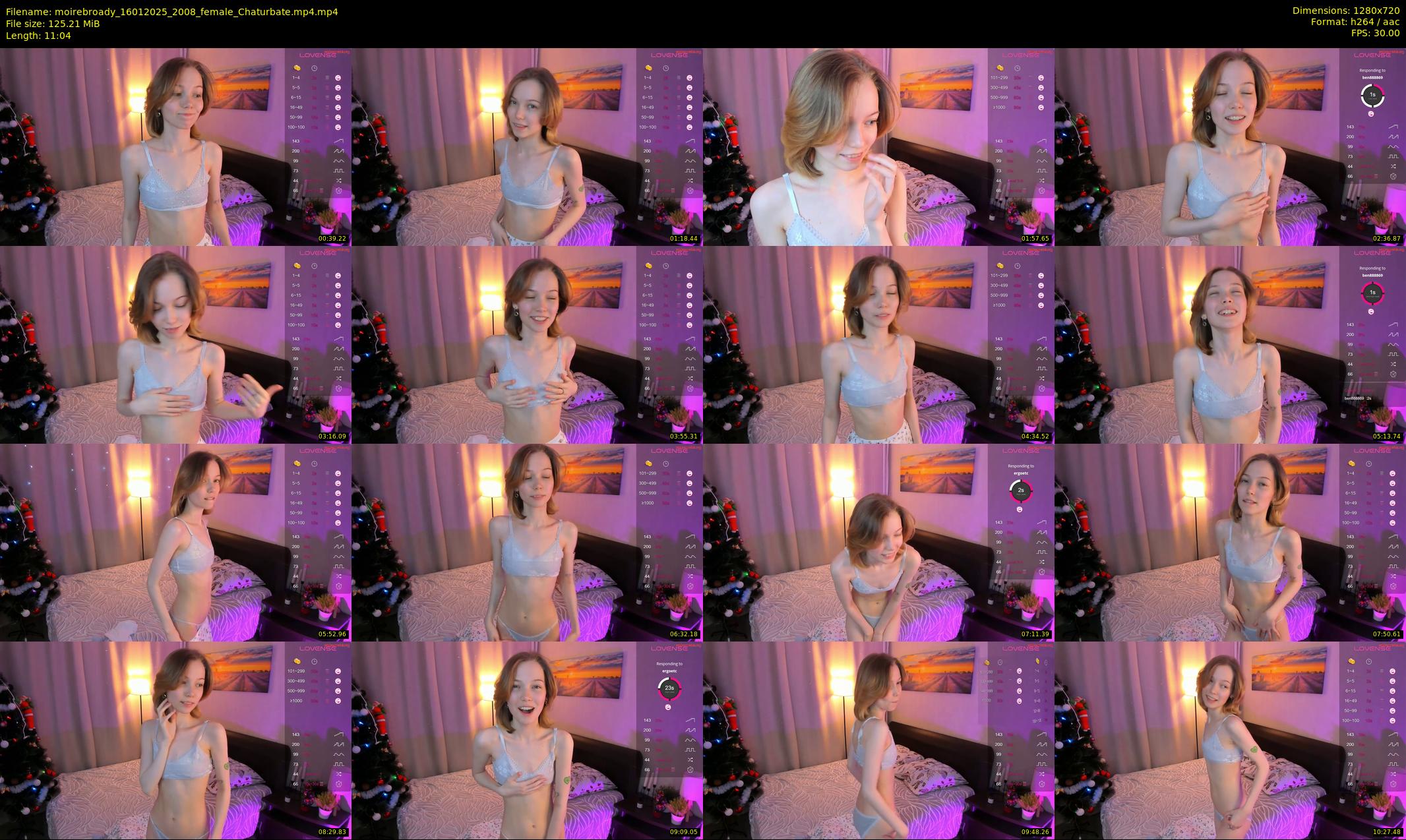 moirebroady — 12 minute Chaturbate female cam show recording, 720p, Jan 16, 2025