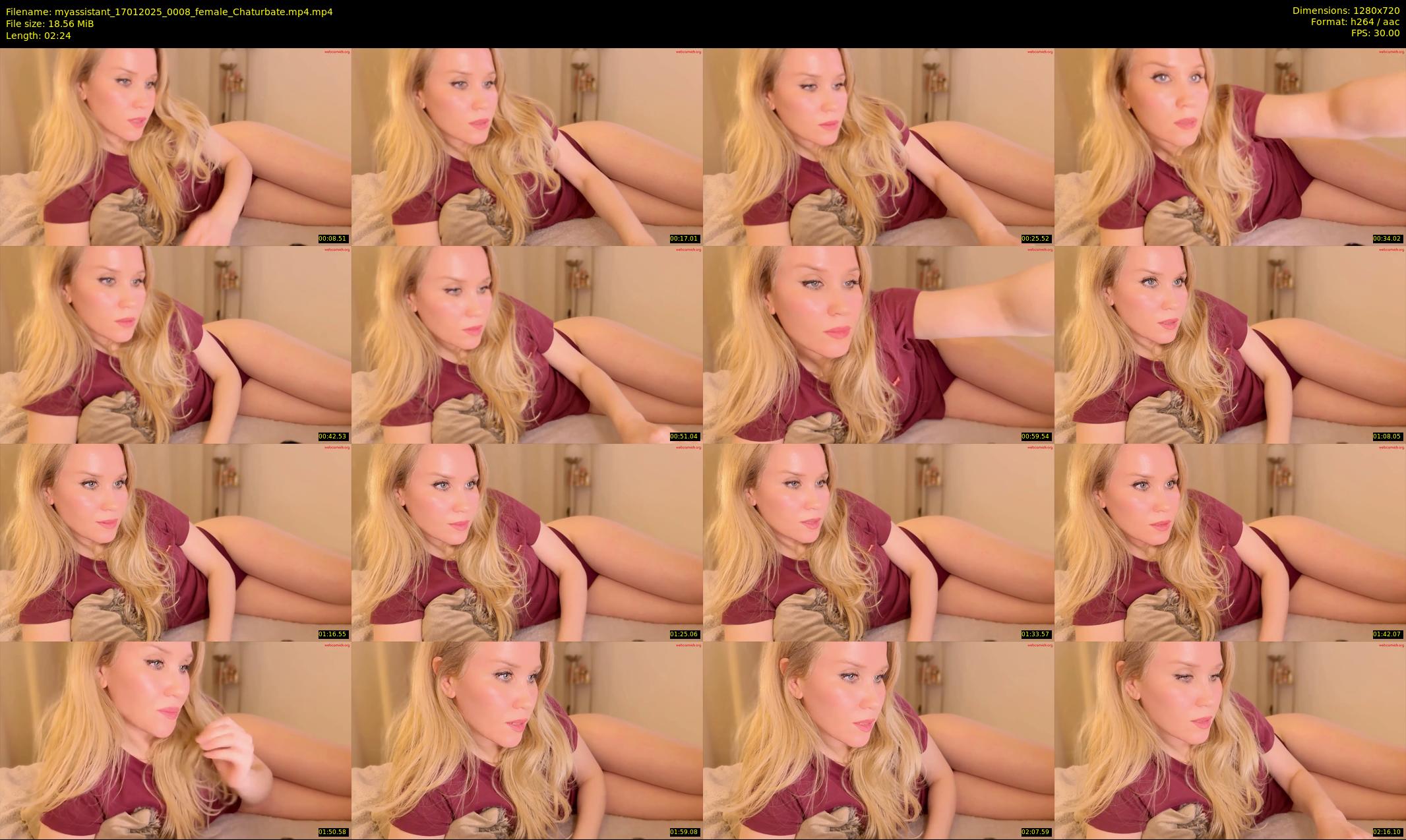 myassistant — 3 minute Chaturbate female cam show recording, 720p, Jan 17, 2025