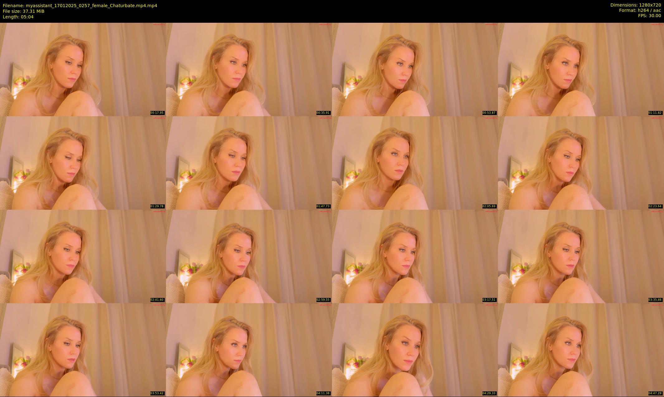 myassistant — 6 minute Chaturbate female cam show recording, 720p, Jan 17, 2025