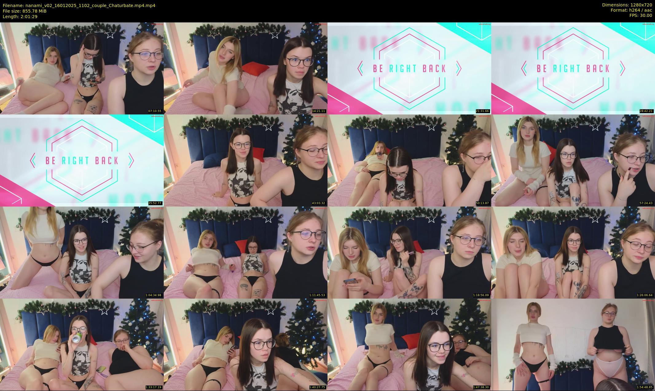 nanami_v02 — 122 minute Chaturbate couple cam show recording, 720p, Jan 16, 2025