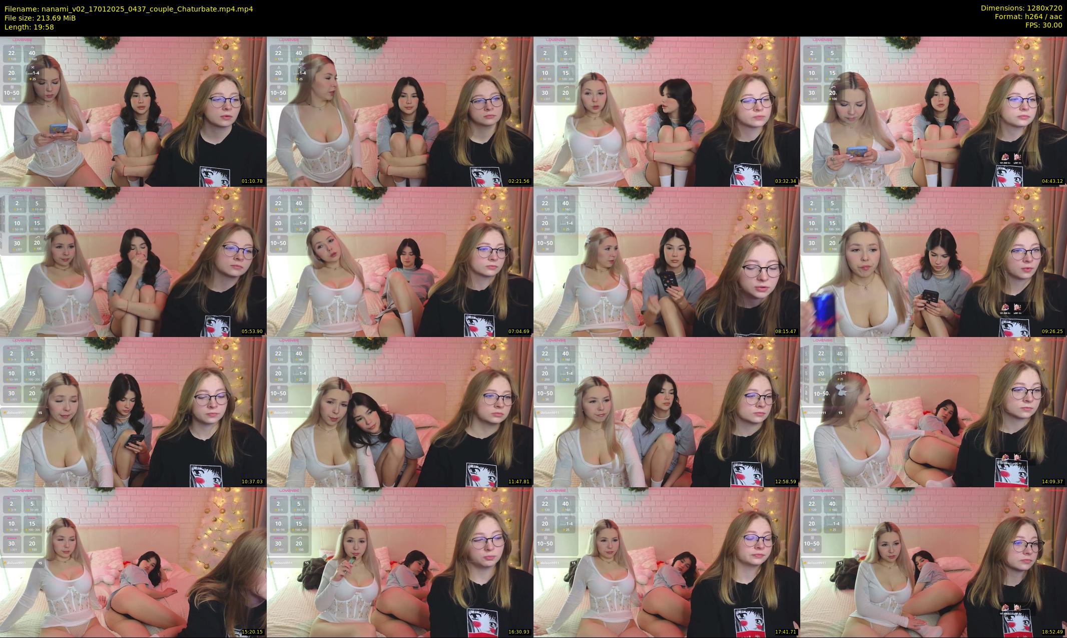 nanami_v02 — 20 minute Chaturbate couple cam show recording, 720p, Jan 17, 2025