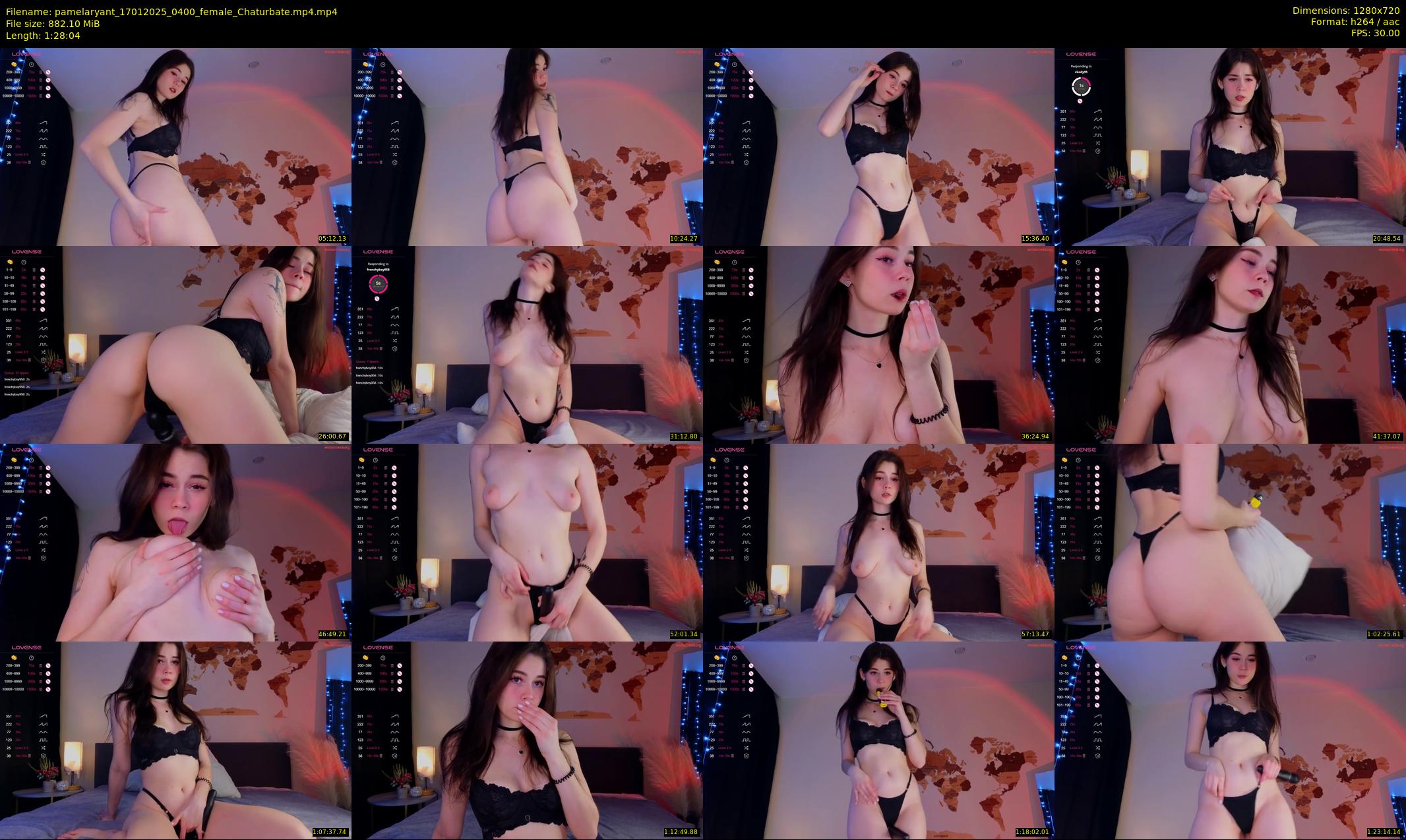 pamelaryant — 89 minute Chaturbate female cam show recording, 720p, Jan 17, 2025