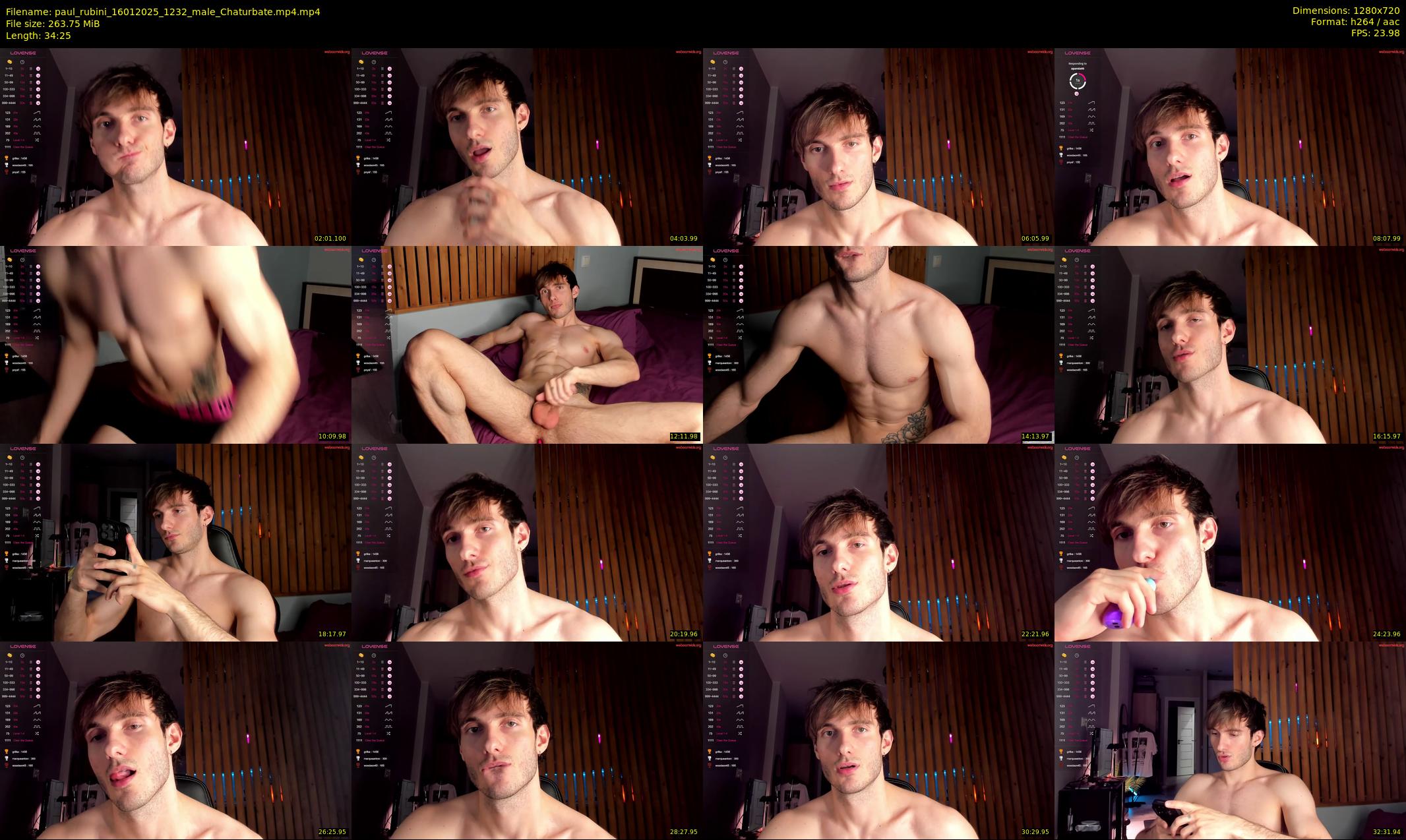 paul_rubini — 35 minute Chaturbate male cam show recording, 720p, Jan 16, 2025