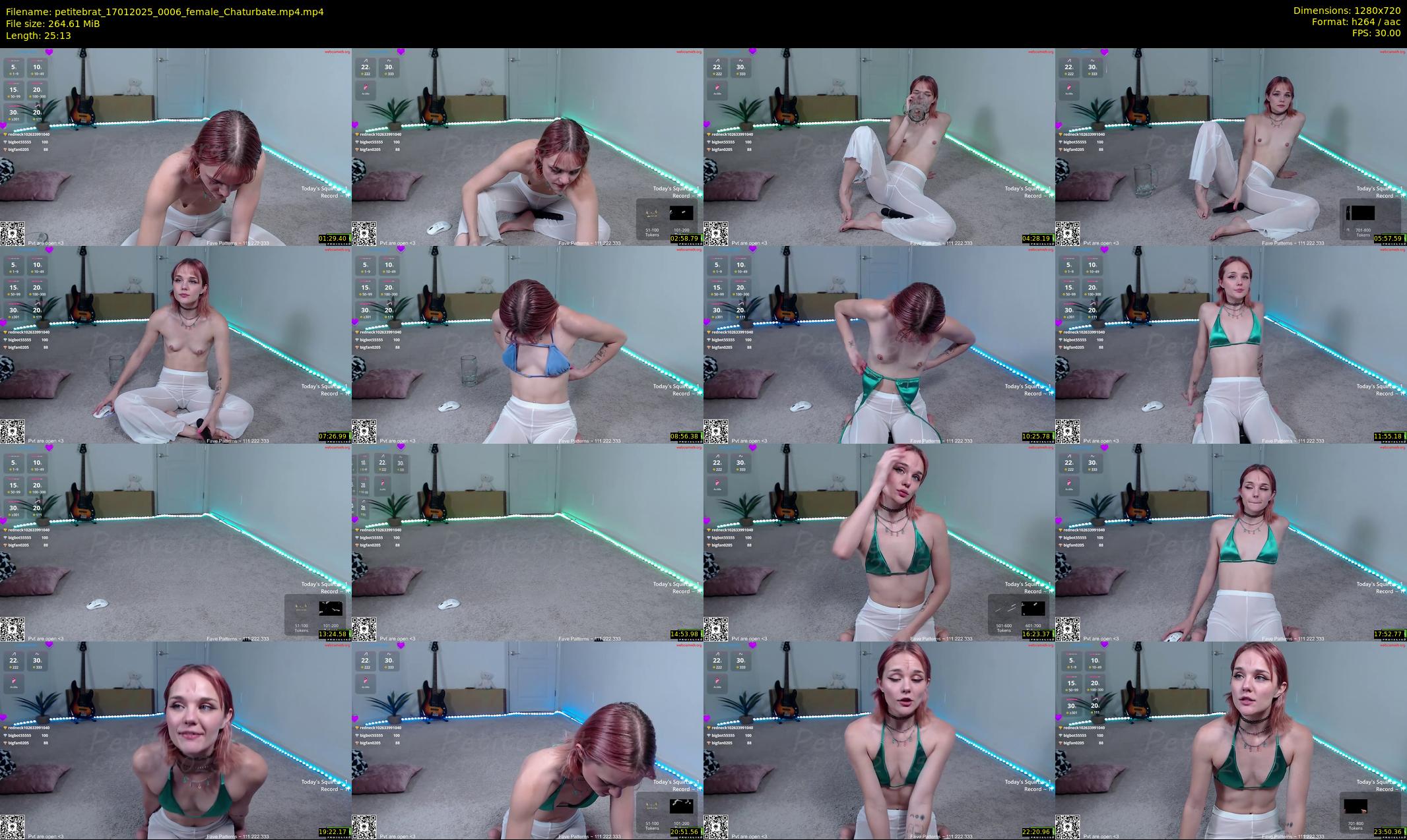petitebrat — 26 minute Chaturbate female cam show recording, 720p, Jan 17, 2025