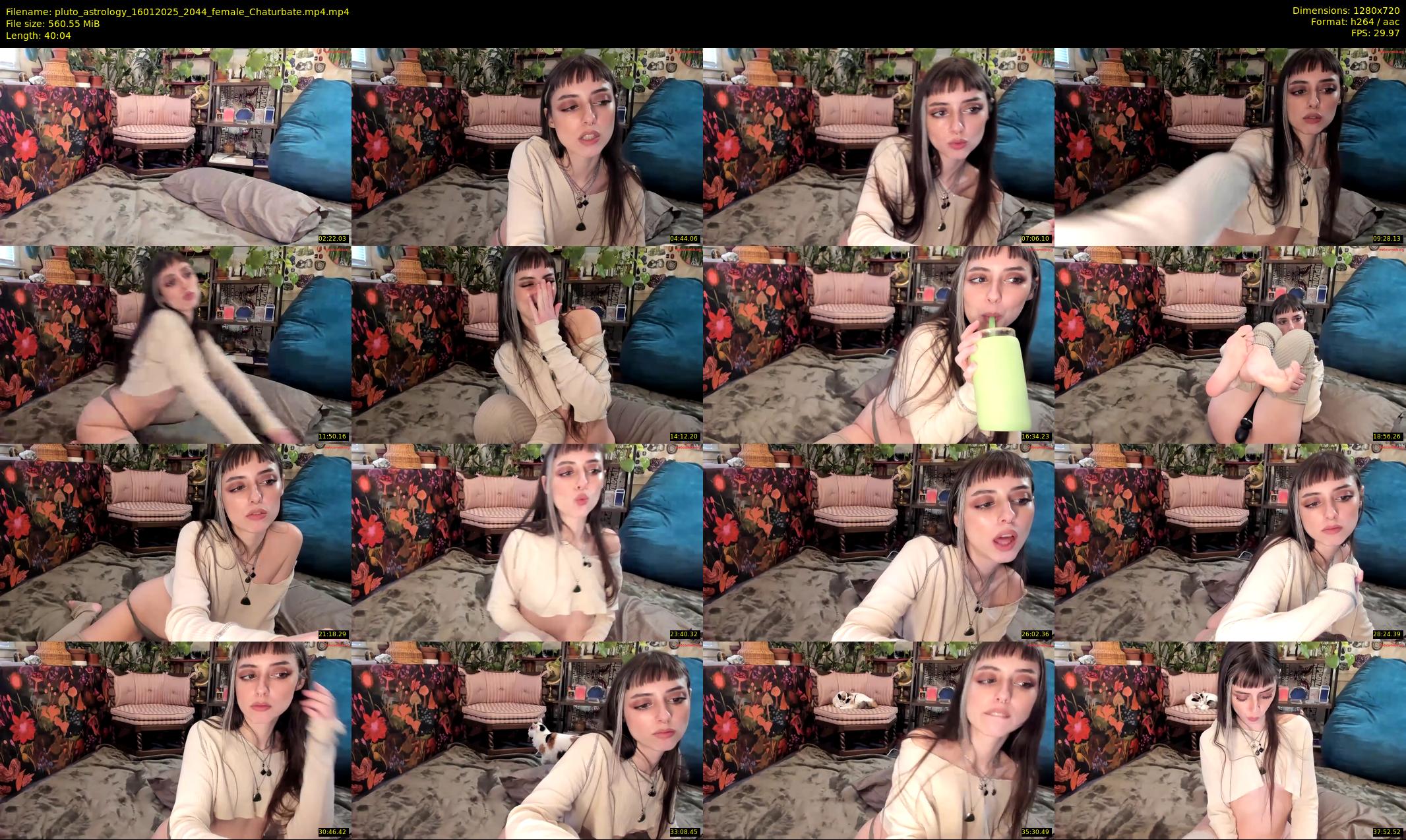 pluto_astrology — 41 minute Chaturbate female cam show recording, 720p, Jan 16, 2025