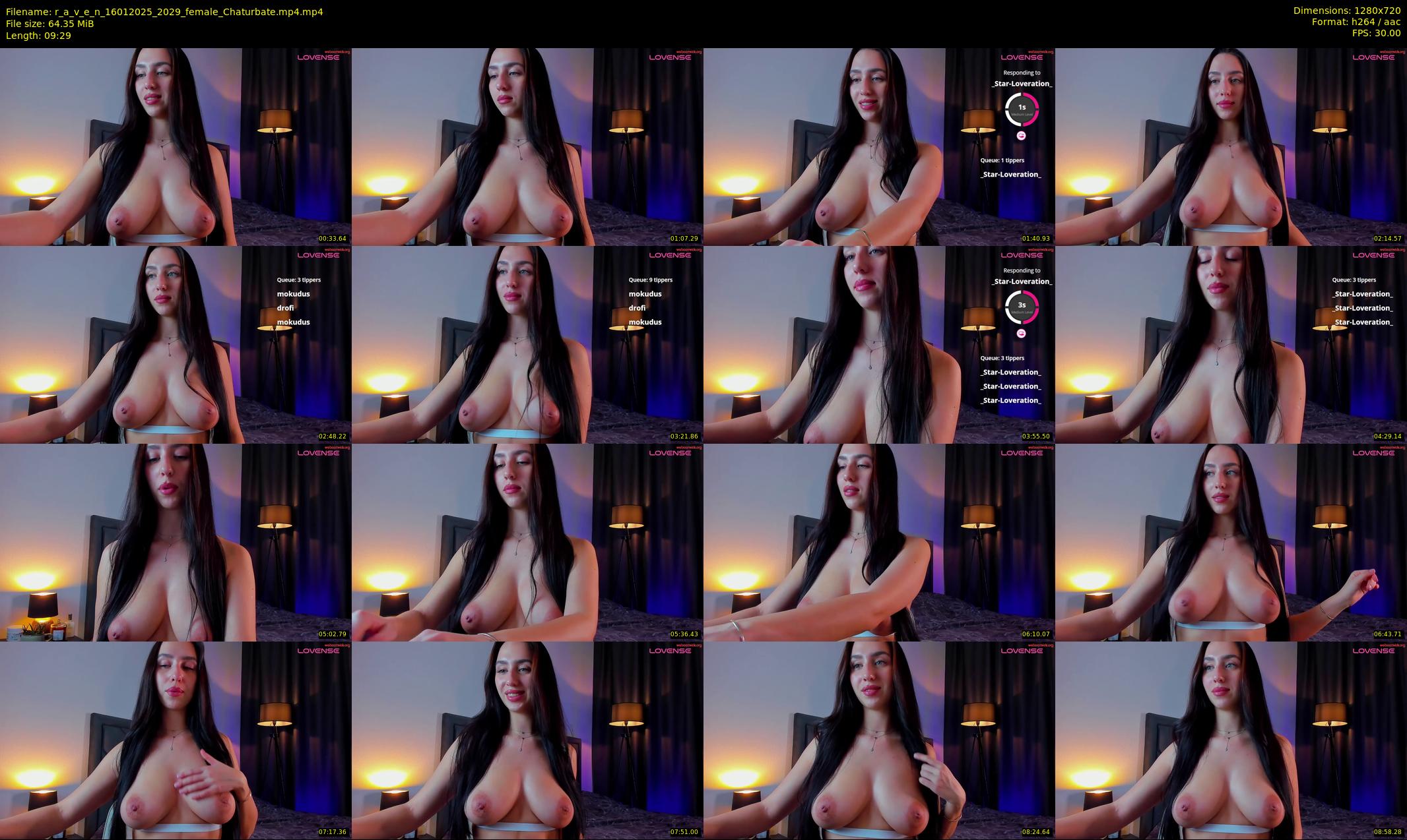 r_a_v_e_n — 10 minute Chaturbate female cam show recording, 720p, Jan 16, 2025