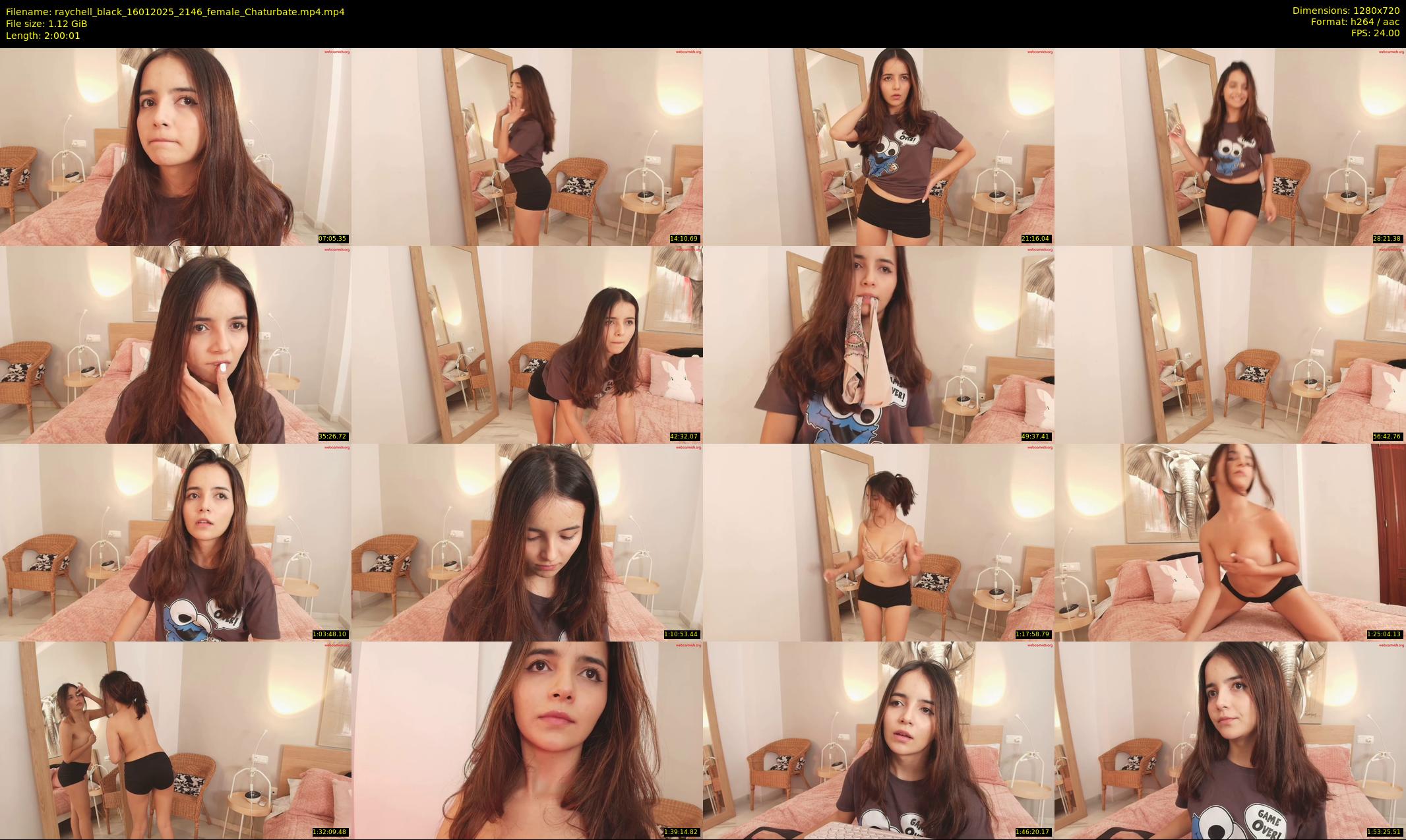 raychell_black — 121 minute Chaturbate female cam show recording, 720p, Jan 16, 2025