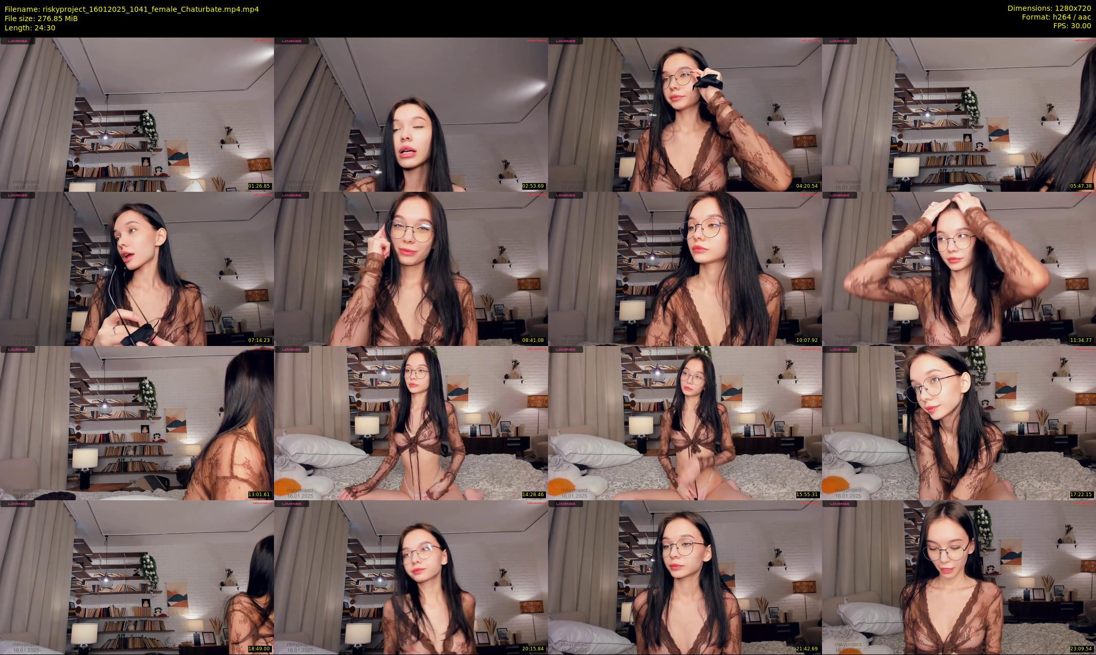 riskyproject — 25 minute Chaturbate couple cam show recording, 720p, Jan 16, 2025