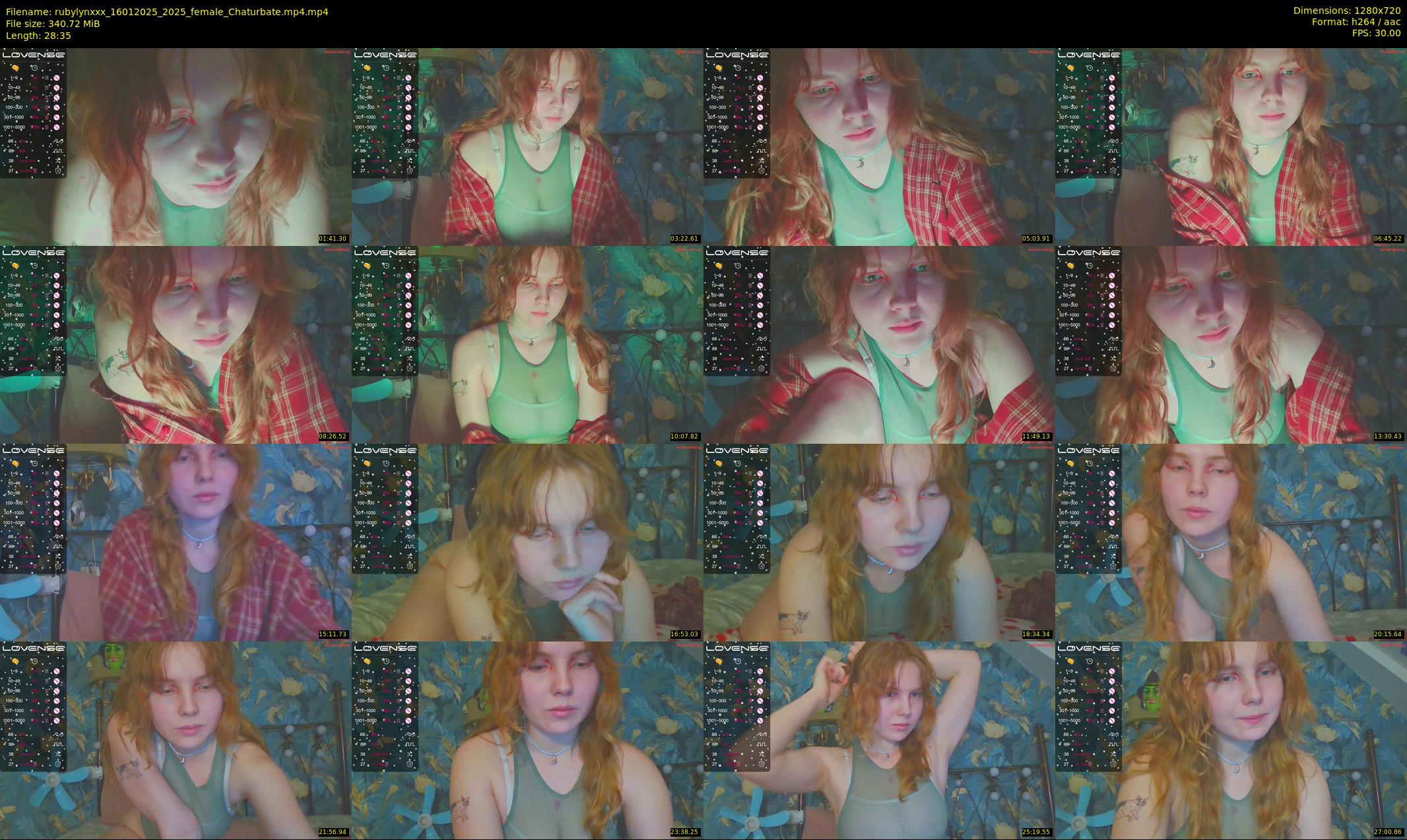 rubylynxxx — 29 minute Chaturbate female cam show recording, 720p, Jan 16, 2025