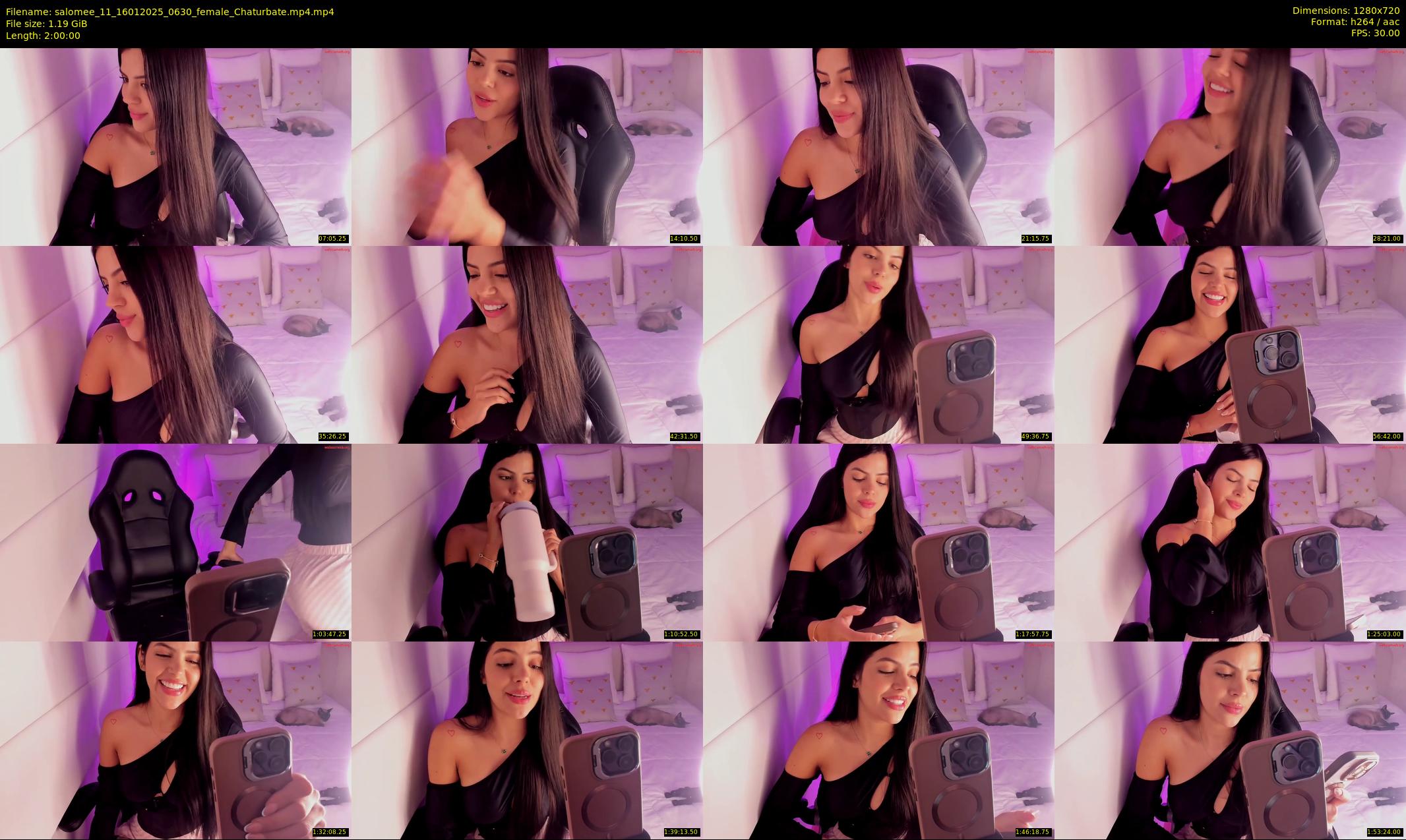 salomee_11 — 120 minute Chaturbate female cam show recording, 720p, Jan 16, 2025