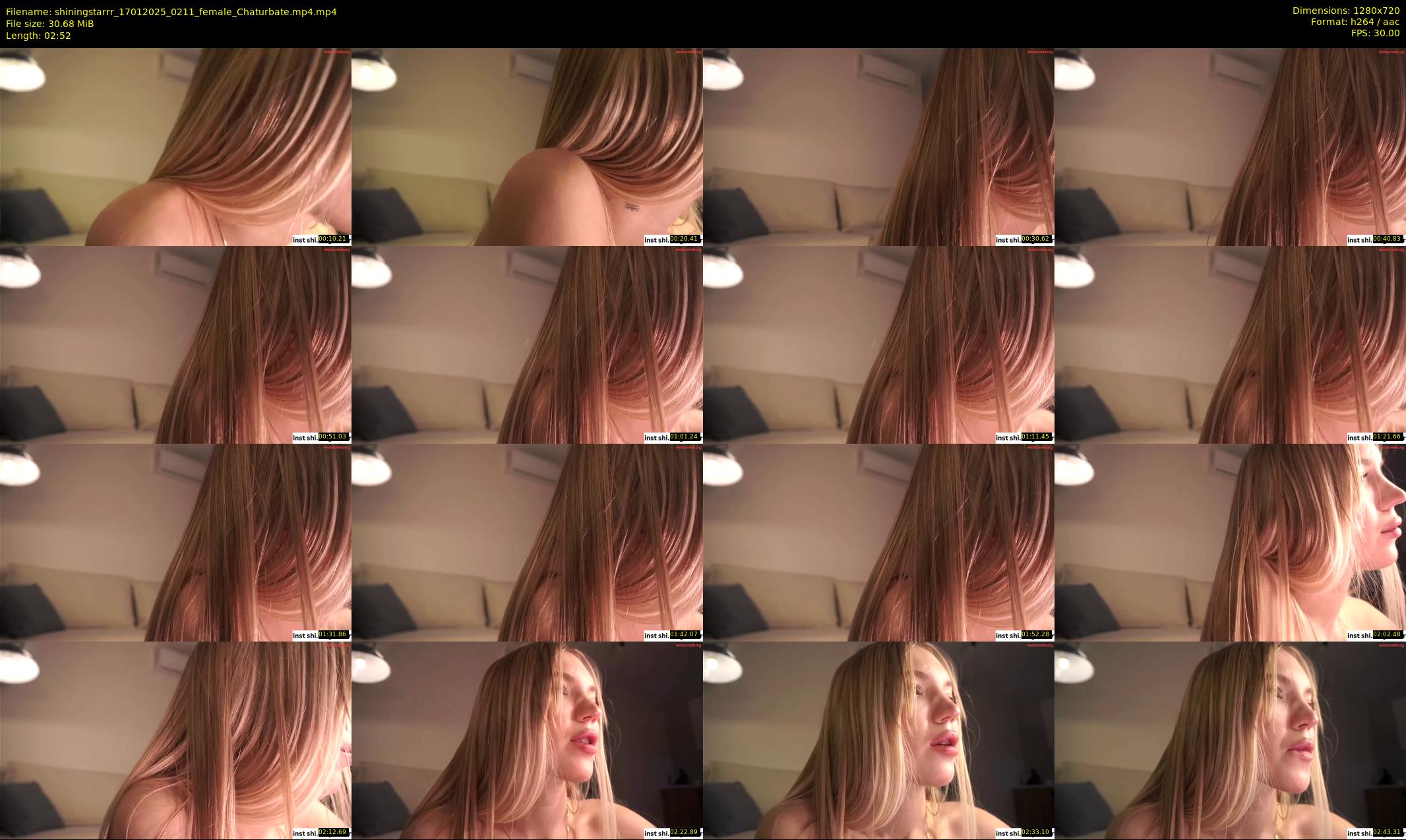shiningstarrr — 3 minute Chaturbate female cam show recording, 720p, Jan 17, 2025